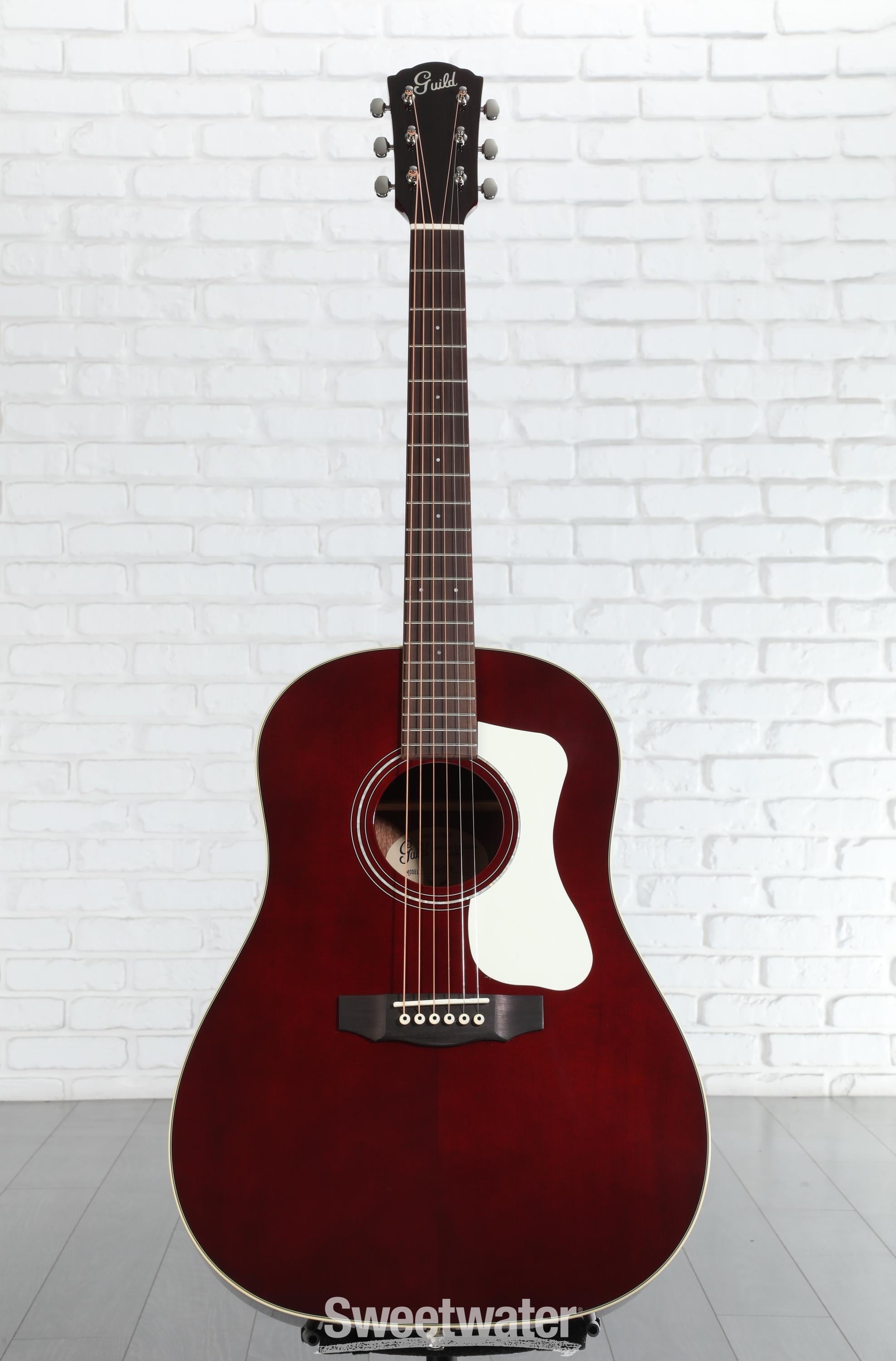 Guild DS-240 Memoir Acoustic Guitar - Wine Red | Sweetwater