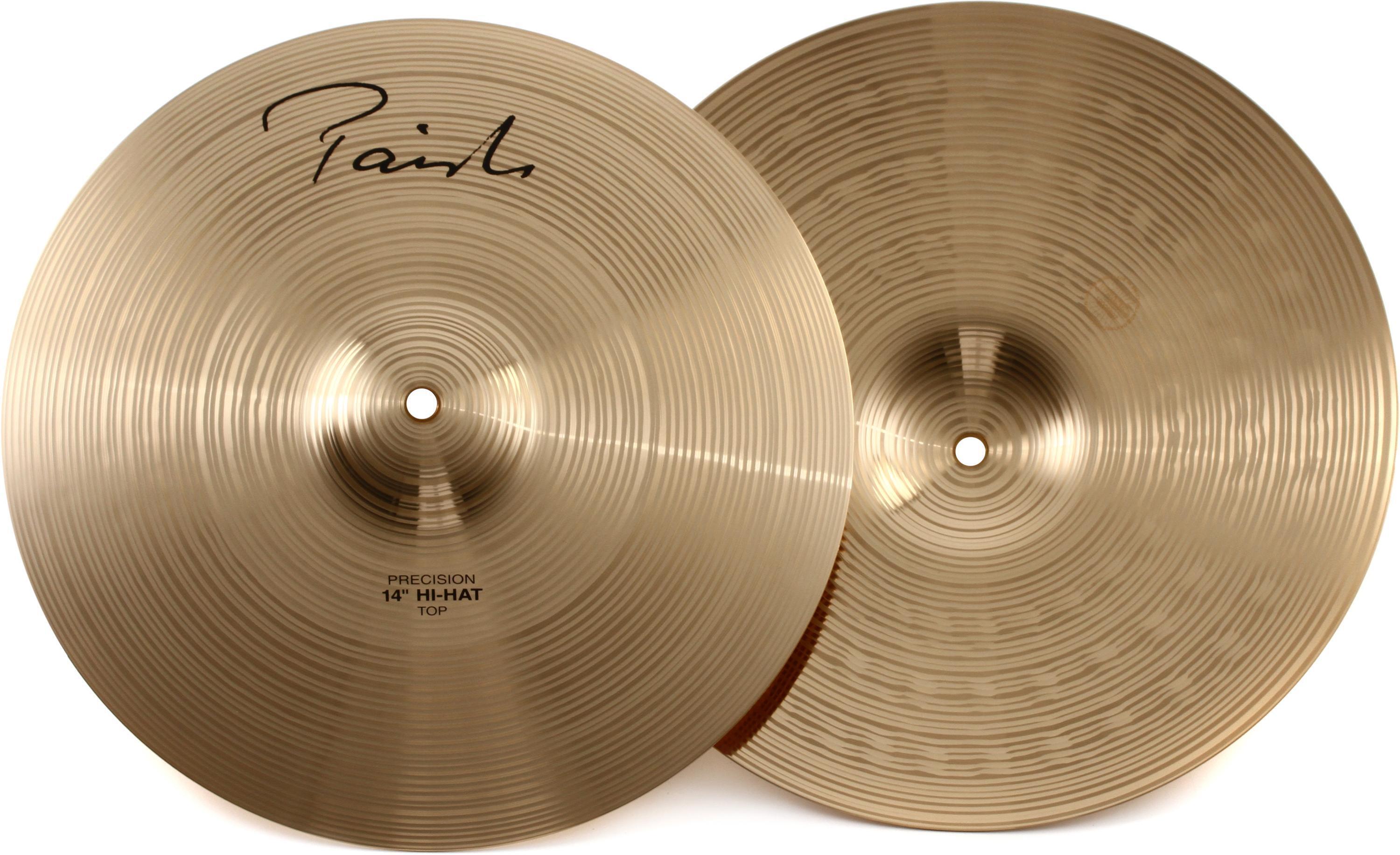 Paiste 14 inch Signature Precision Hi-hat Cymbals | Sweetwater