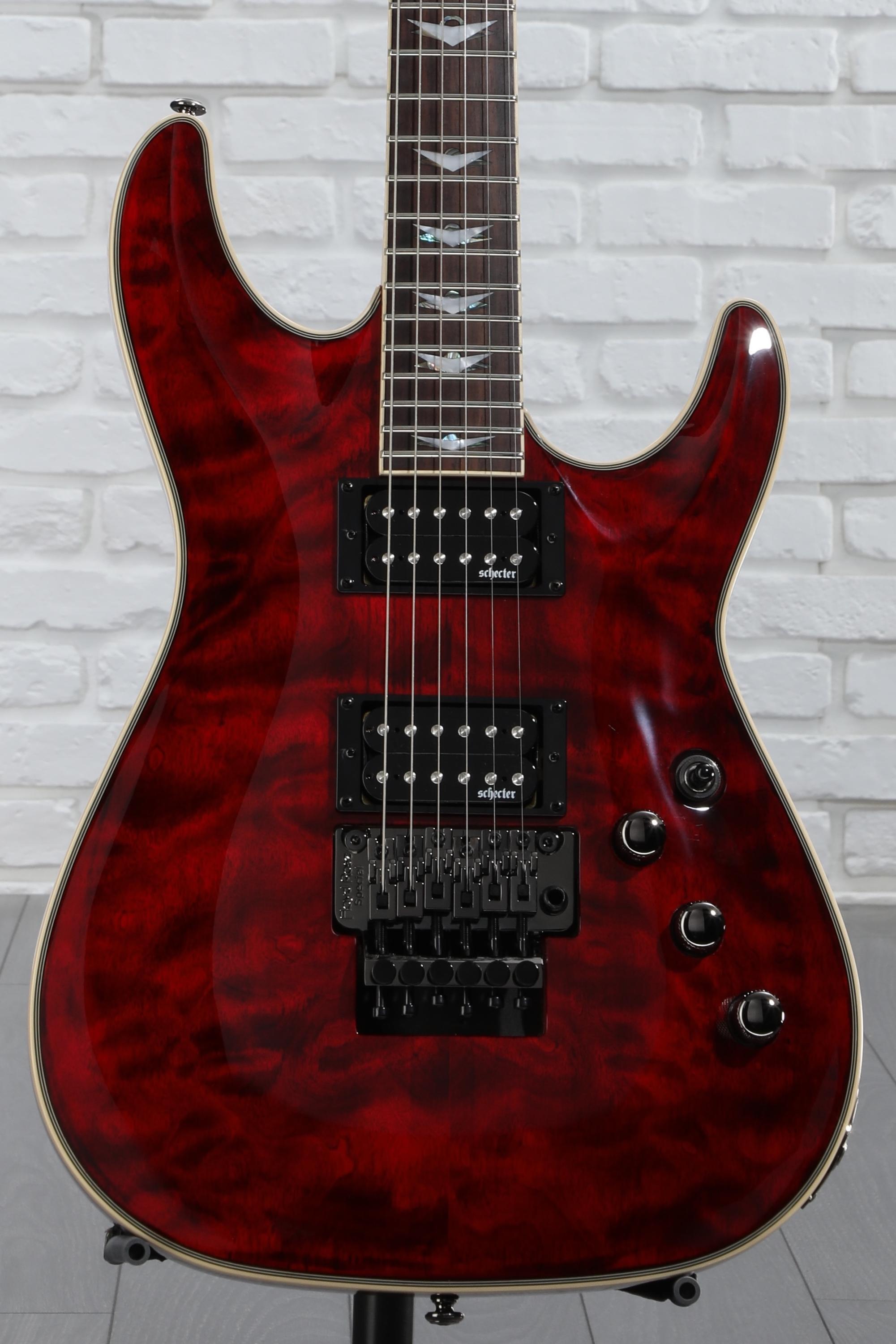 Schecter Omen Extreme-6 FR Electric Guitar - Black Cherry