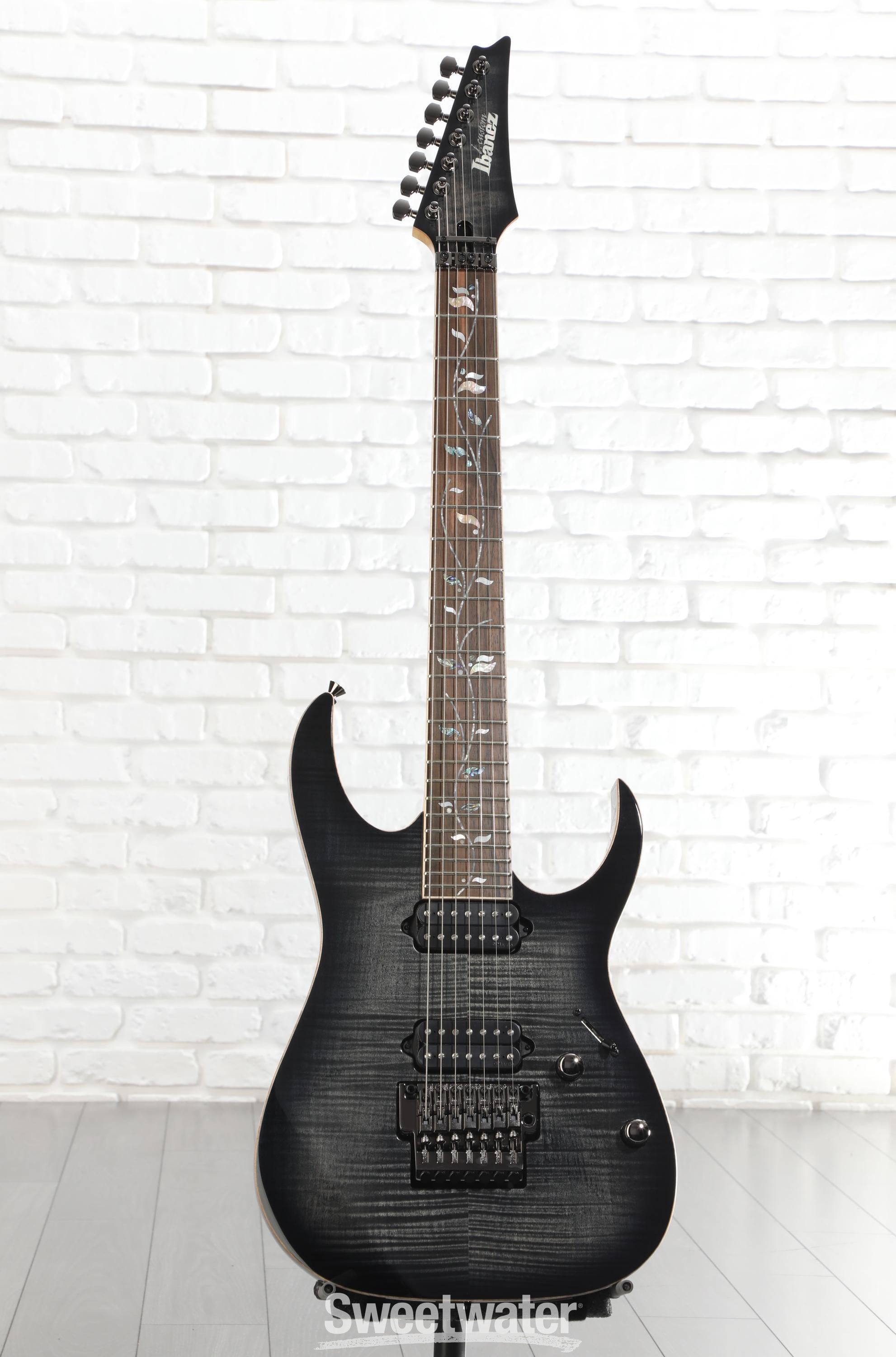 Ibanez J Custom RG8527 7-string Electric Guitar - Black Rutile