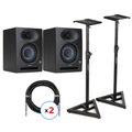 Photo of PreSonus Eris Studio 4 4.5-inch Powered Studio Monitors with Stands and Cables