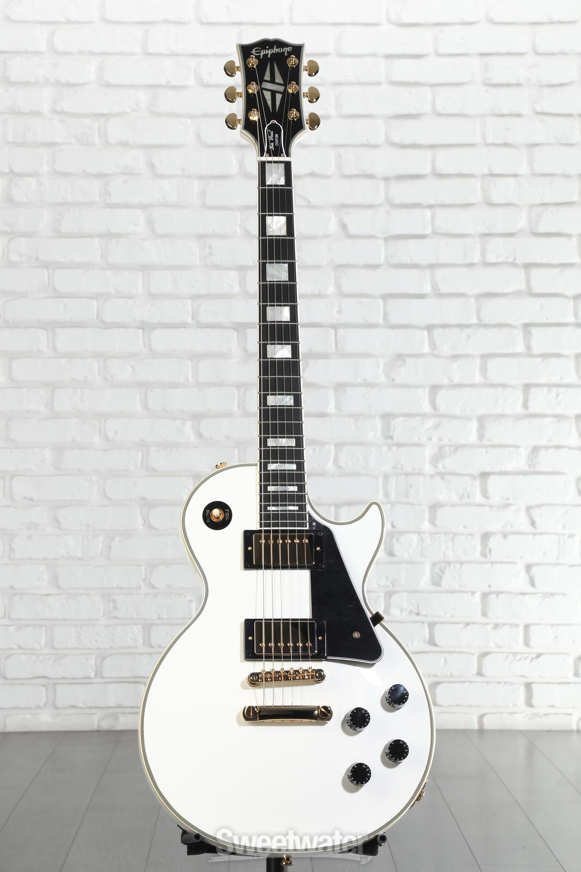 Epiphone Inspired by Gibson Custom Les Paul Custom Electric Guitar