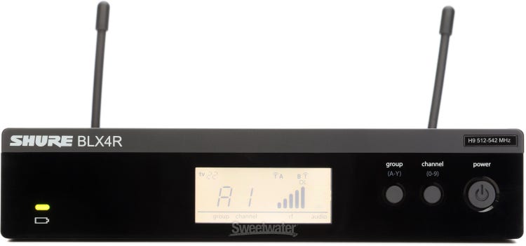 Shure BLX24R/SM58 Wireless Handheld Microphone System - H9 Band