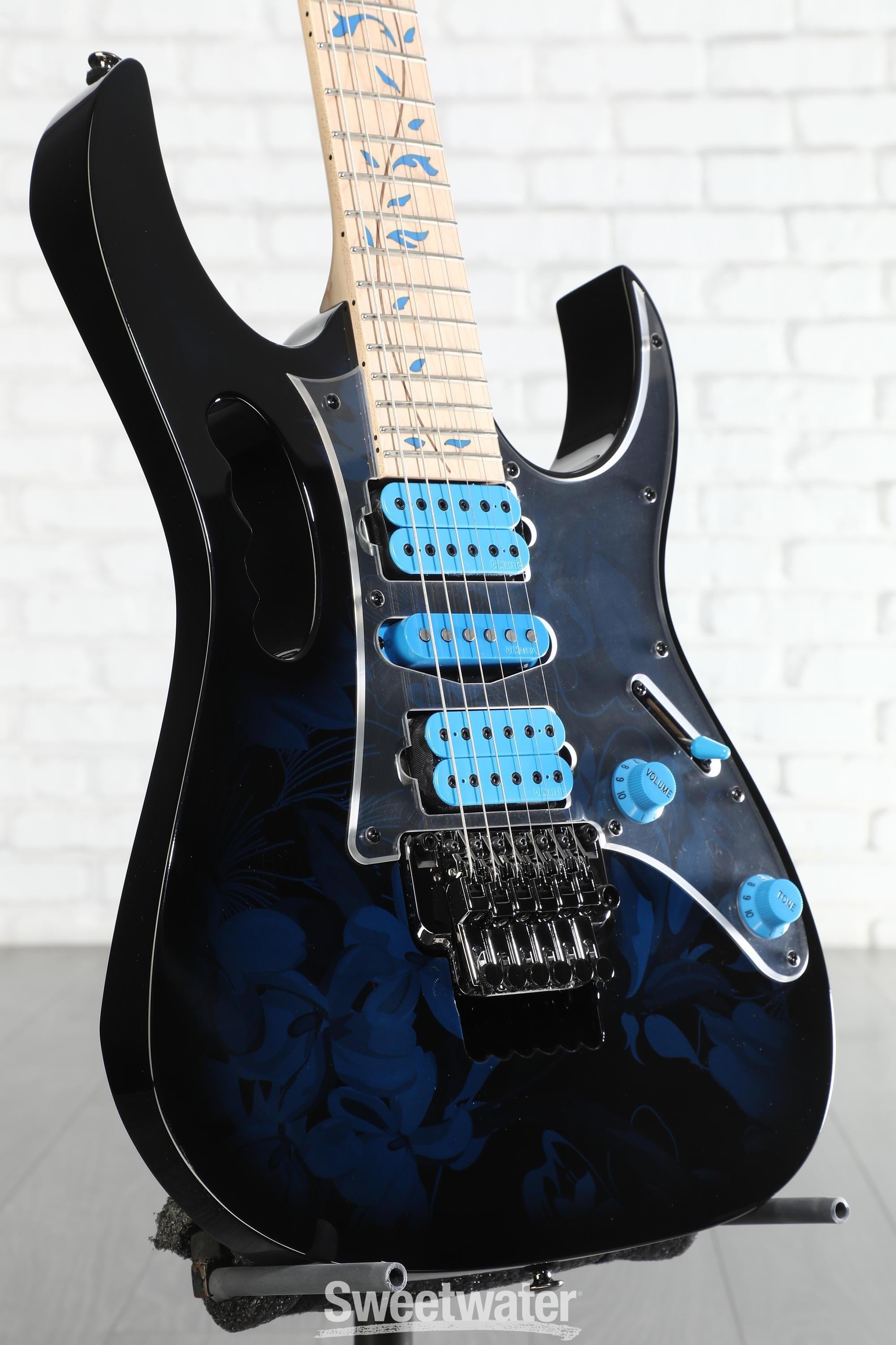 Ibanez Steve Vai Signature JEM77 - Blue Floral Pattern | Sweetwater
