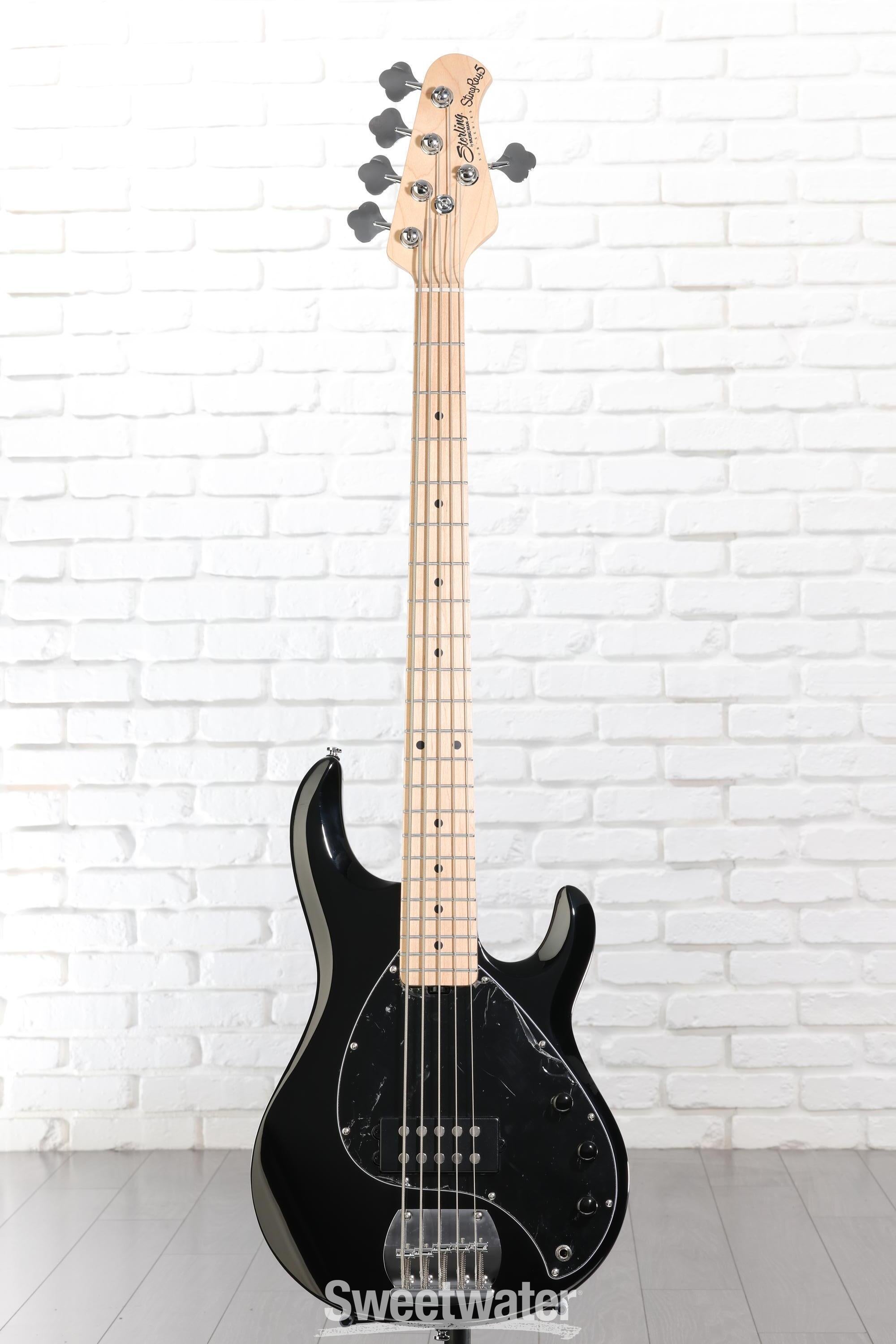 Sterling By Music Man StingRay RAY5 Bass Guitar - Black | Sweetwater
