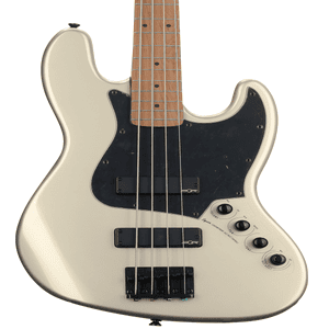 Squier Contemporary Active Jazz Bass HH - Satin Black - Sweetwater 