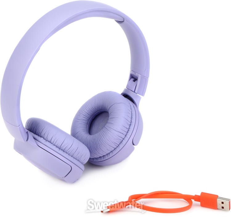 JBL Tune 520 On-ear Wireless Headphones - Purple