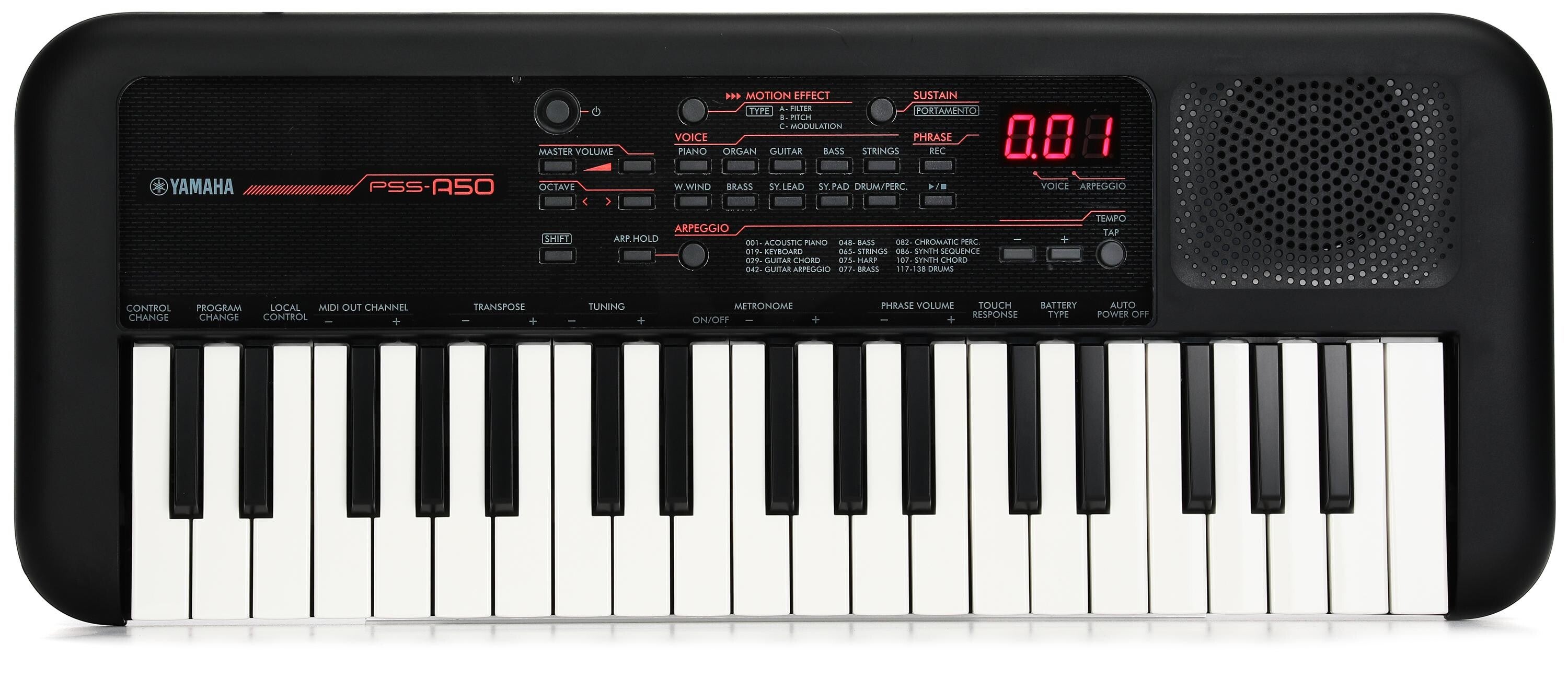 Yamaha PSSA50 37-key Mini-key Keyboard | Sweetwater