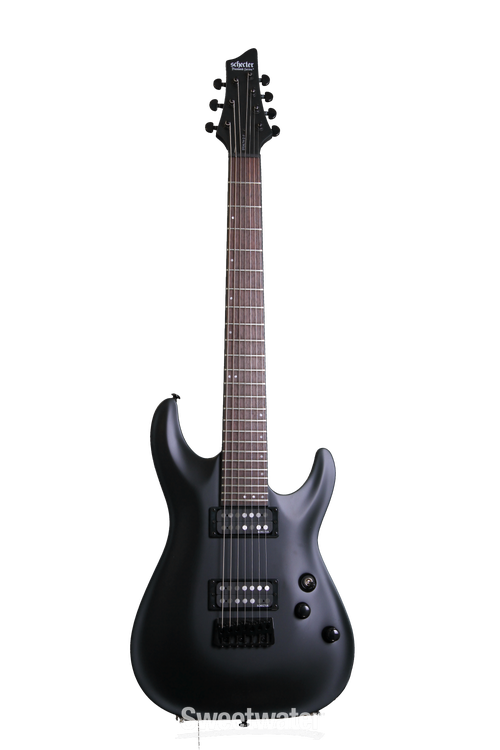 Schecter Stealth C-7 Satin Black Stealth