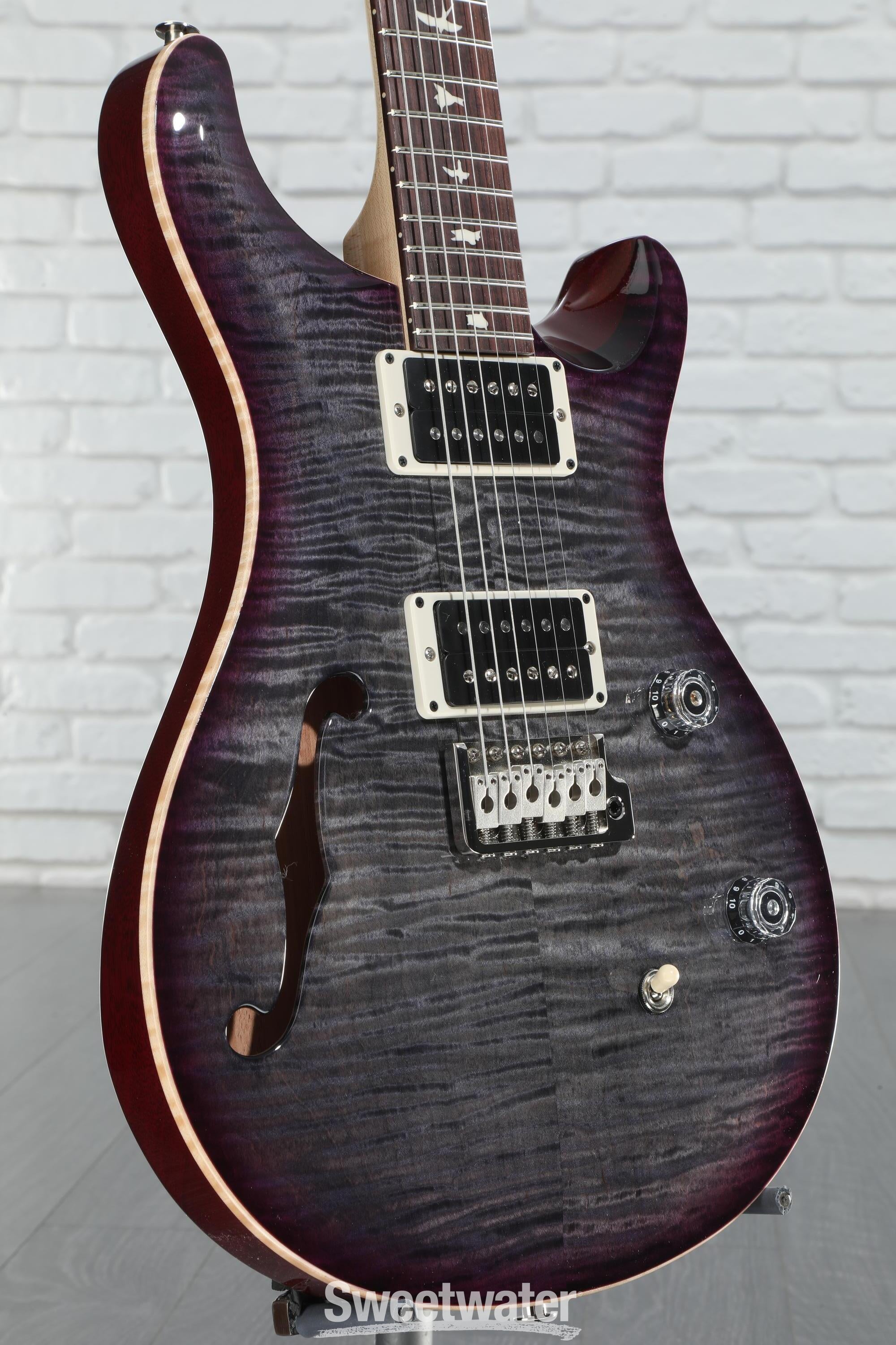 PRS CE 24 Semi-Hollowbody Electric Guitar - Faded Gray/Black