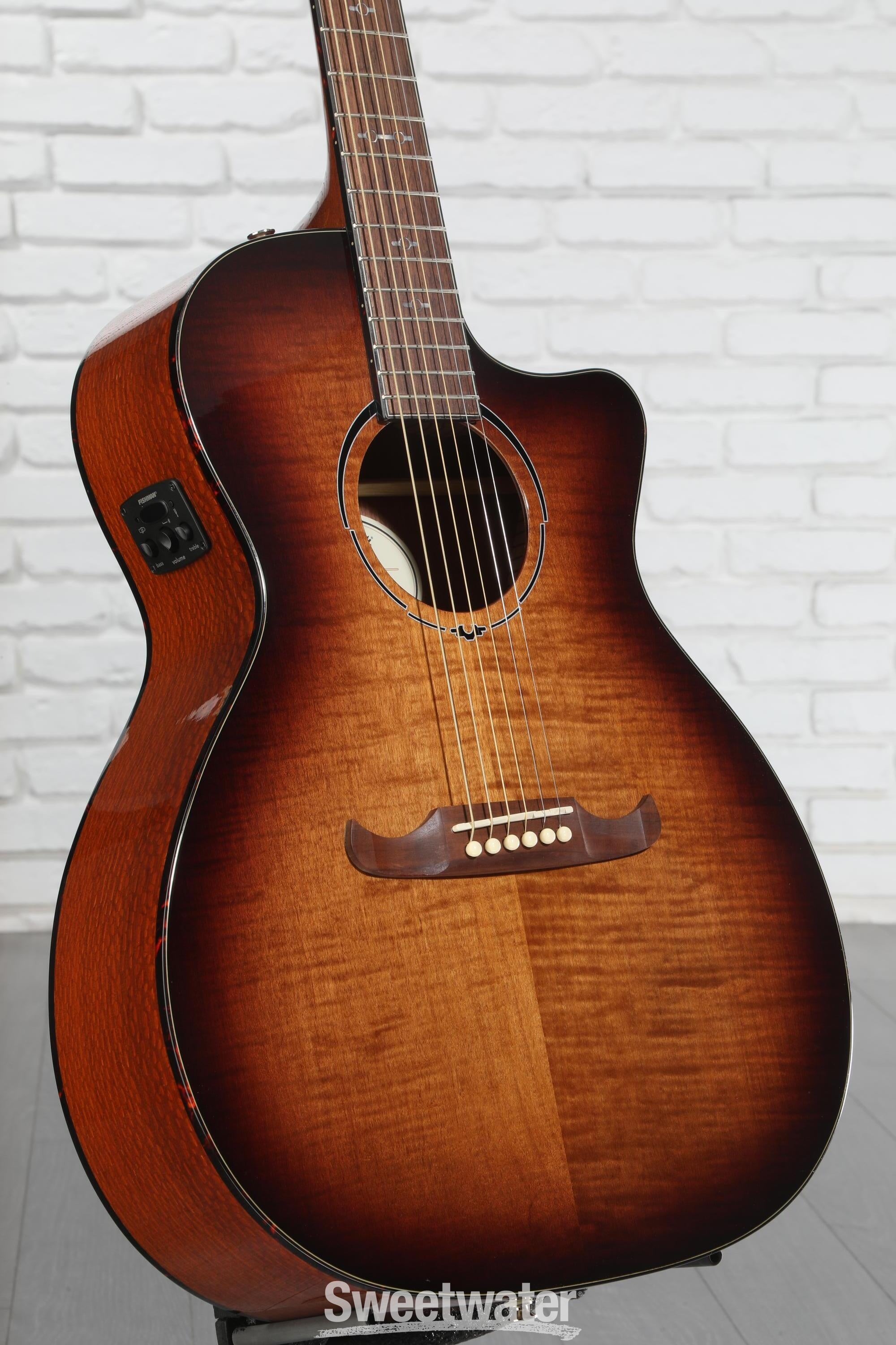 Fender FA-345CE Auditorium - 3-Tone Tea Burst Reviews | Sweetwater