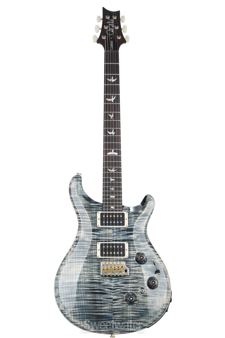 PRS Custom 24 Piezo 10-Top Electric Guitar - Faded Whale Blue