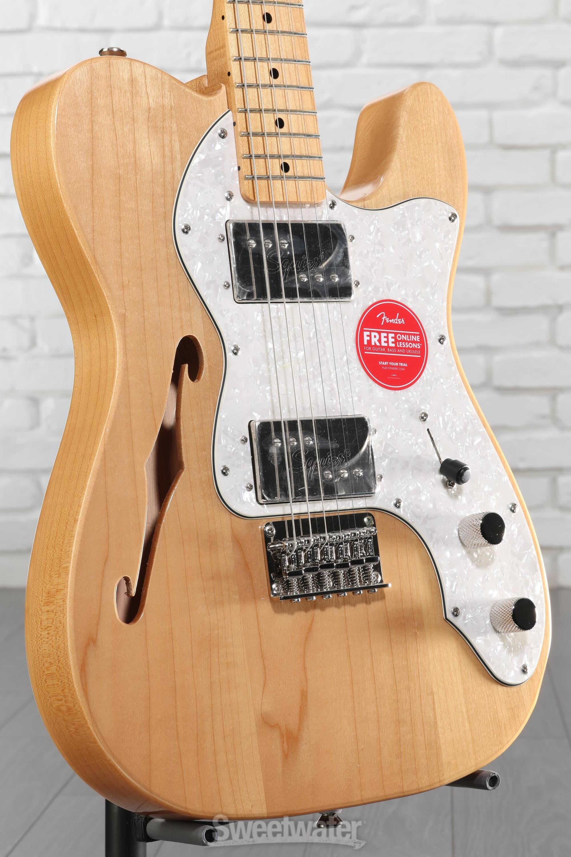 Squier テレキャスター　シンラインClassic Vibe 70 Amazon.com: Squier Classic Vibe 70s Thinline Telecaster Electric