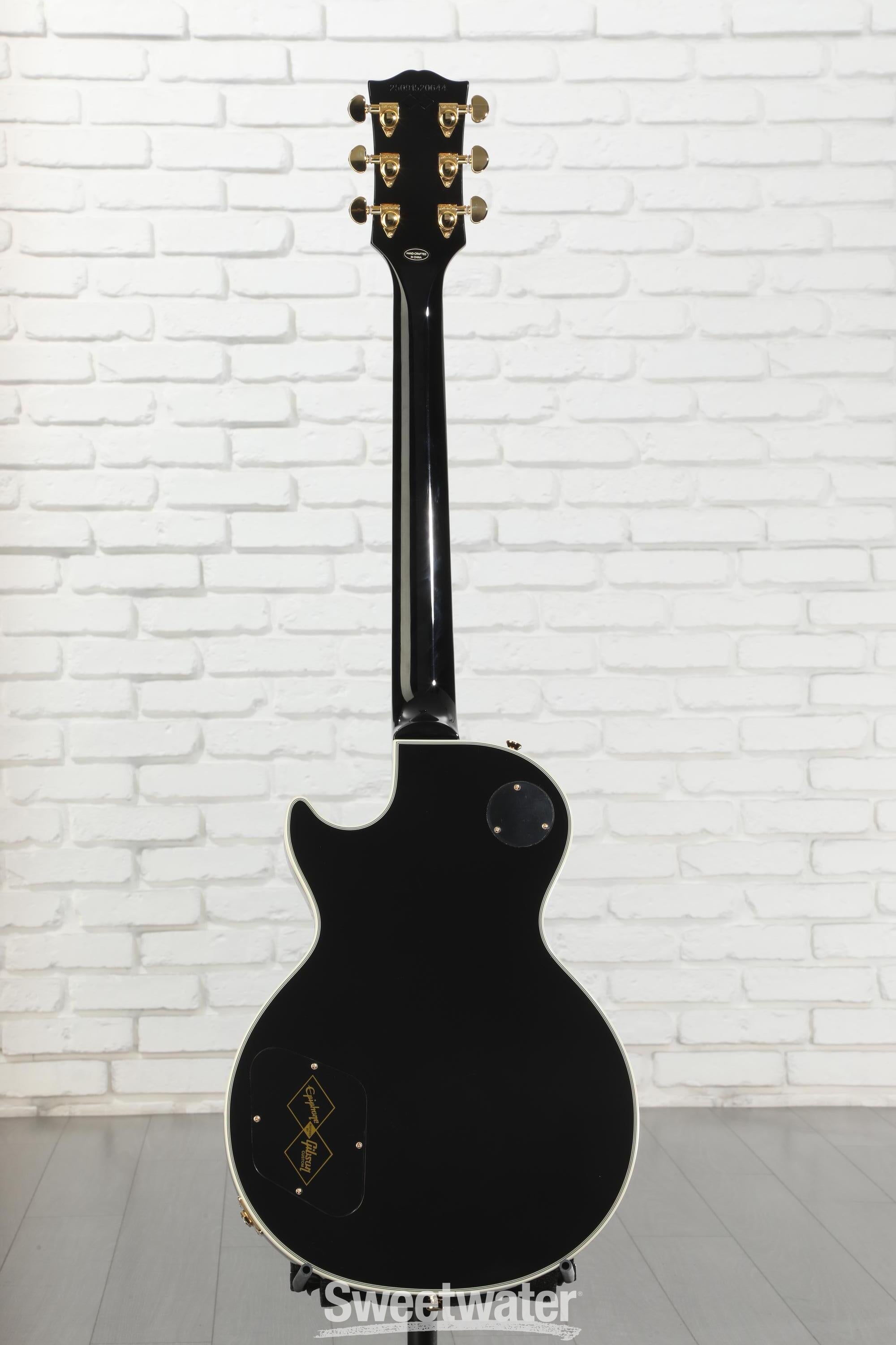 Epiphone Les Paul Custom Electric Guitar - Ebony | Sweetwater
