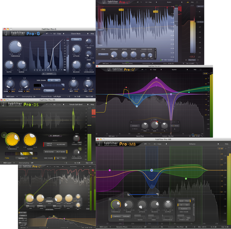 FabFilter Pro Bundle Plug-in Collection | Sweetwater