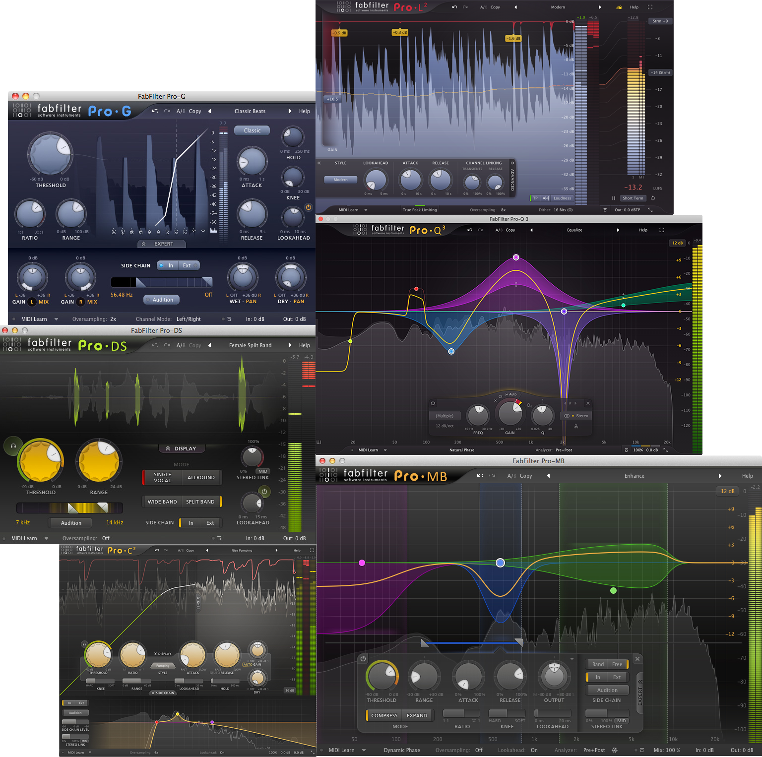 DTM・DAW FabFilter Essentials Bundle + Pro-L 2 FabFilter Pro Bundle Plug-in Collection | Sweetwater