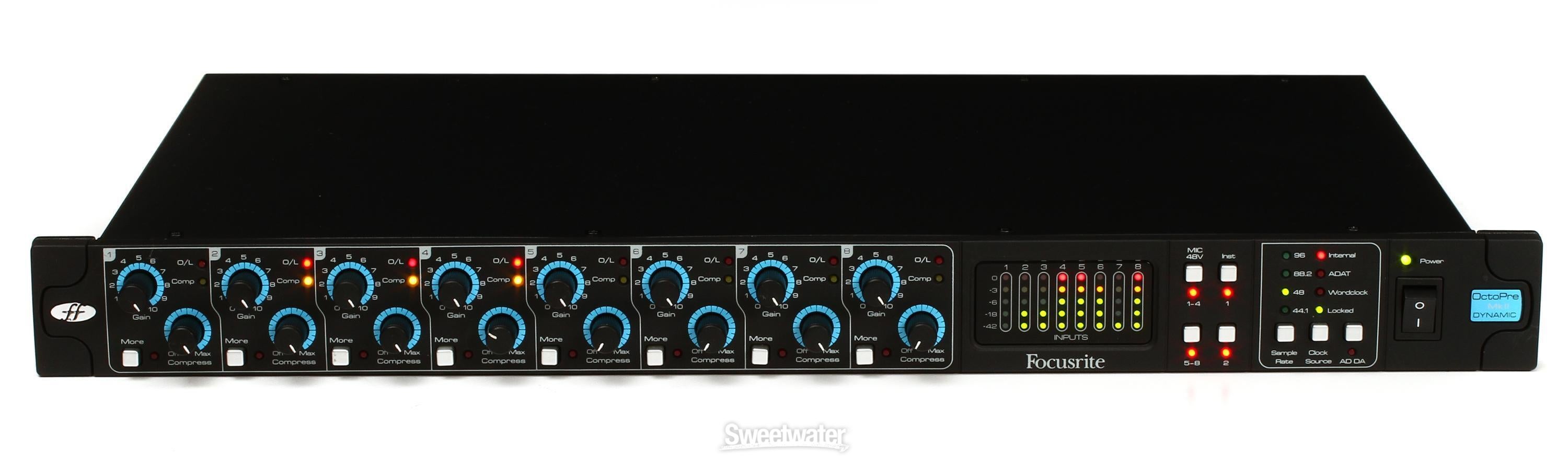 Focusrite OctoPre MkII Dynamic Reviews | Sweetwater