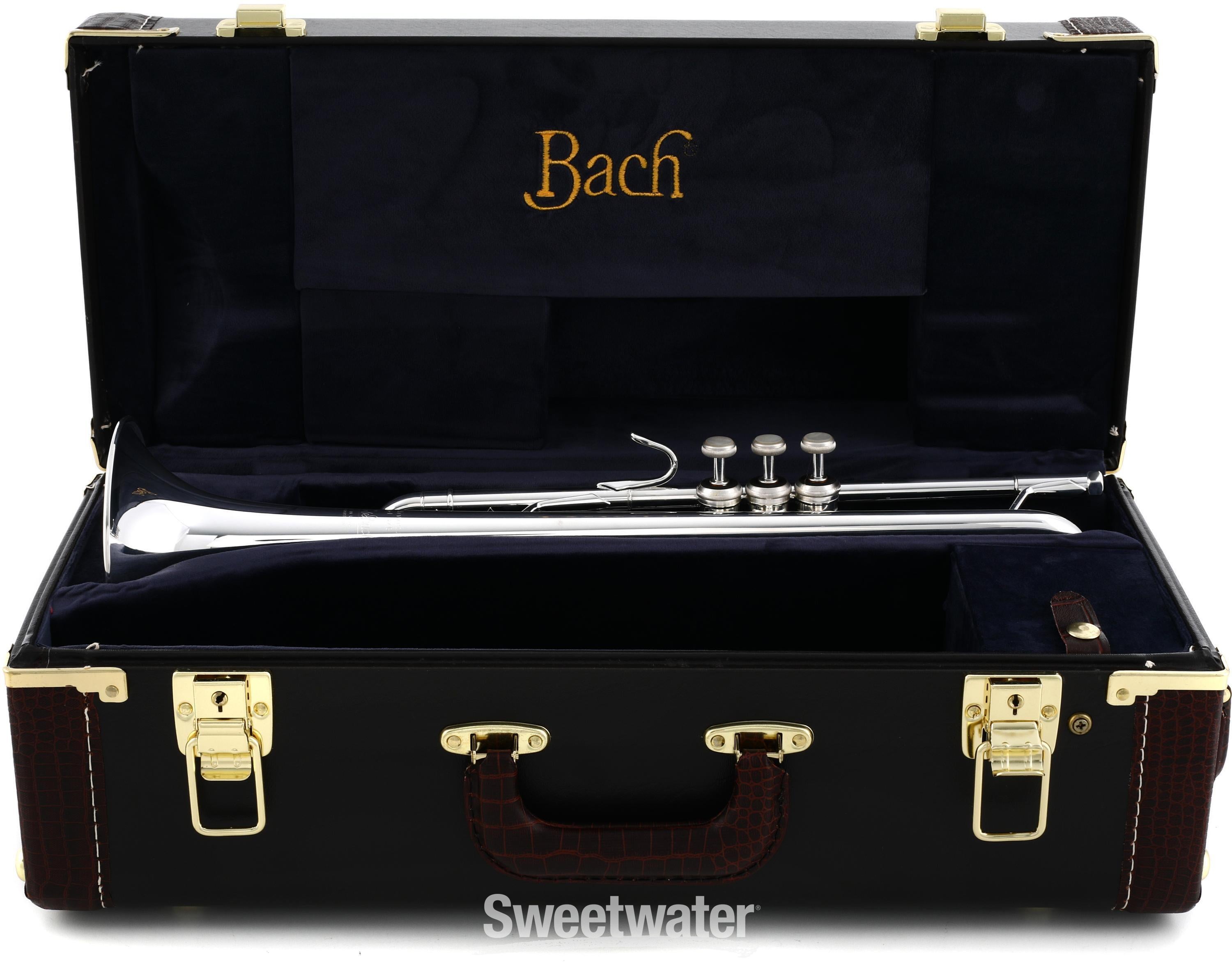 Bach 180 Stradivarius Professional Bb Trumpet - Silver-Plated with