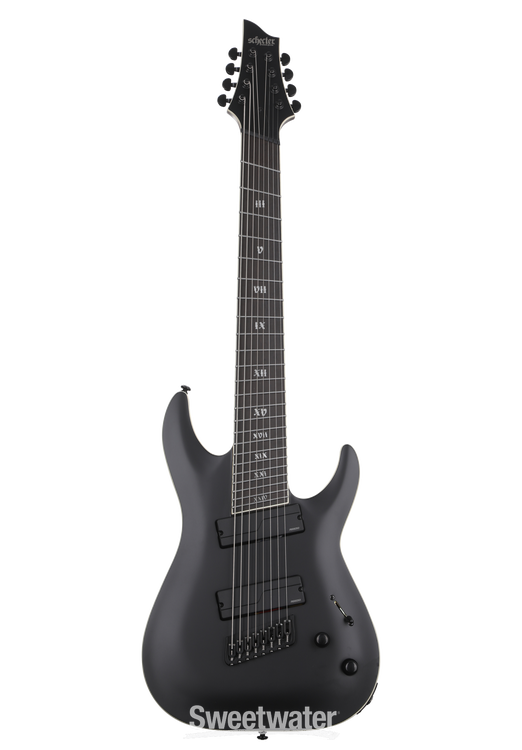 Schecter Schecter C-8 Multi-scale SLS Evil Twin - Satin Black