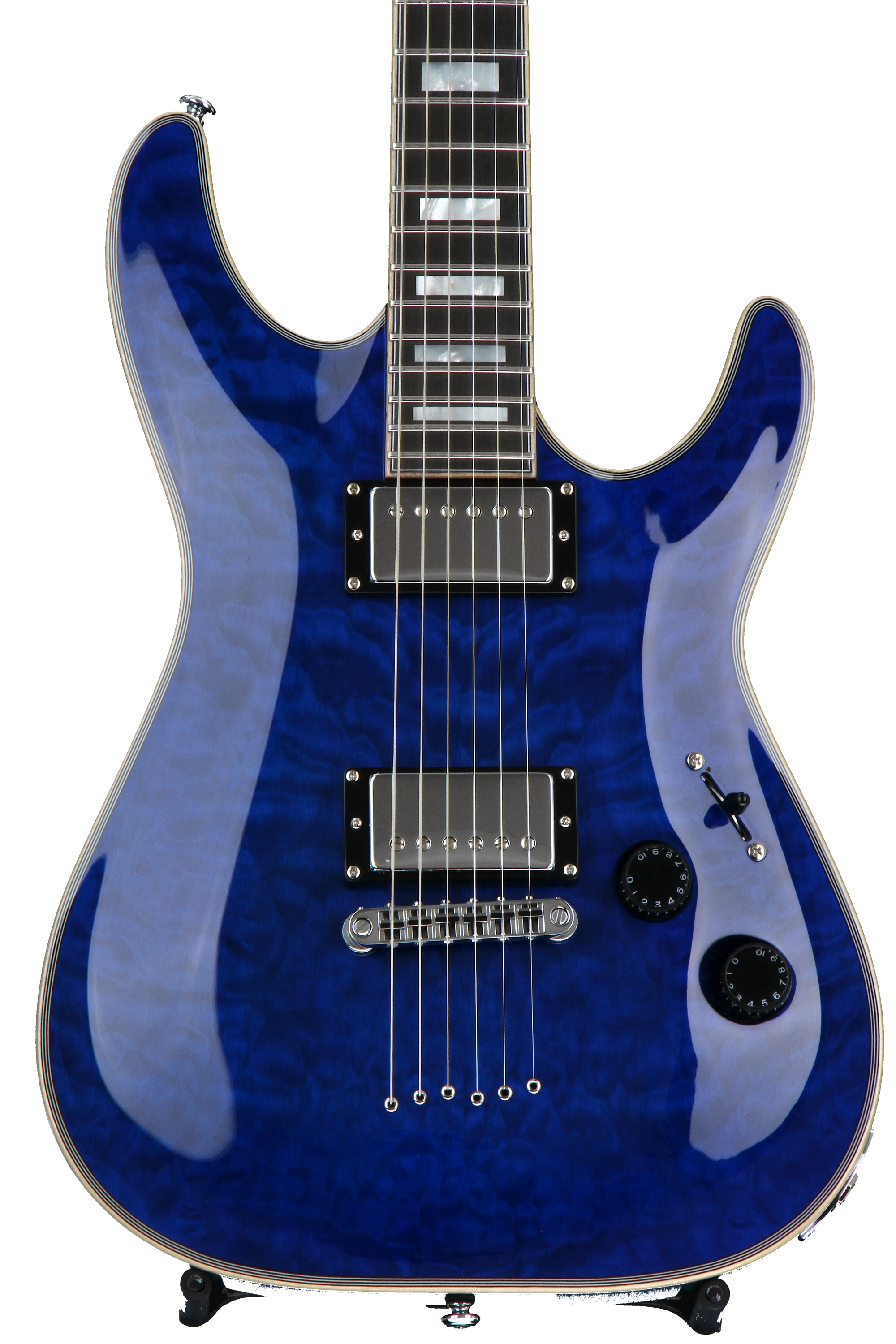 Schecter C-1 Custom - Trans Midnight Blue | Sweetwater