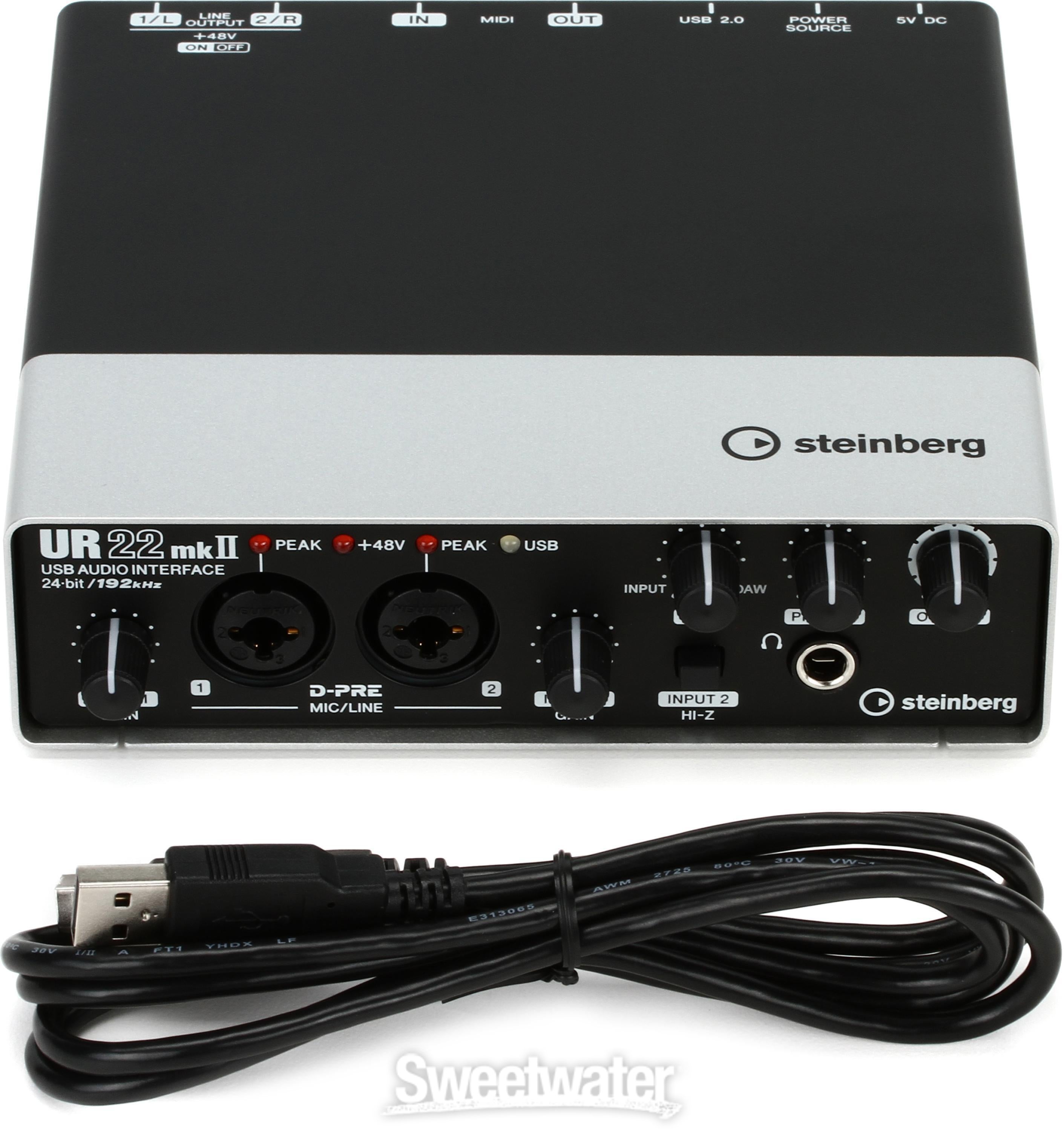 Steinberg UR22mkII USB Audio Interface | Sweetwater