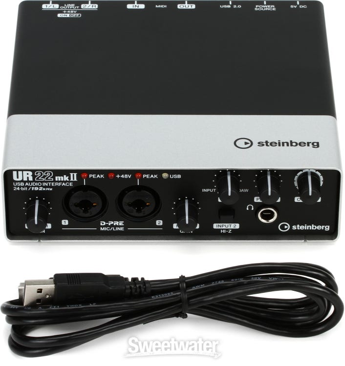 Steinberg UR22mkII USB Audio Interface Reviews Sweetwater
