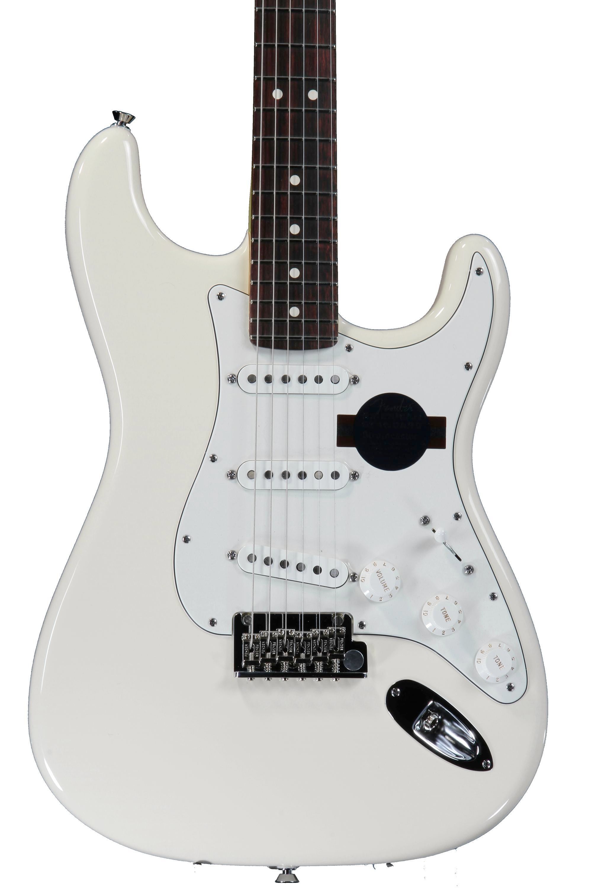 fender amercan standard stratcaster 白 Fender American Standard Stratocaster - Olympic White | Sweetwater