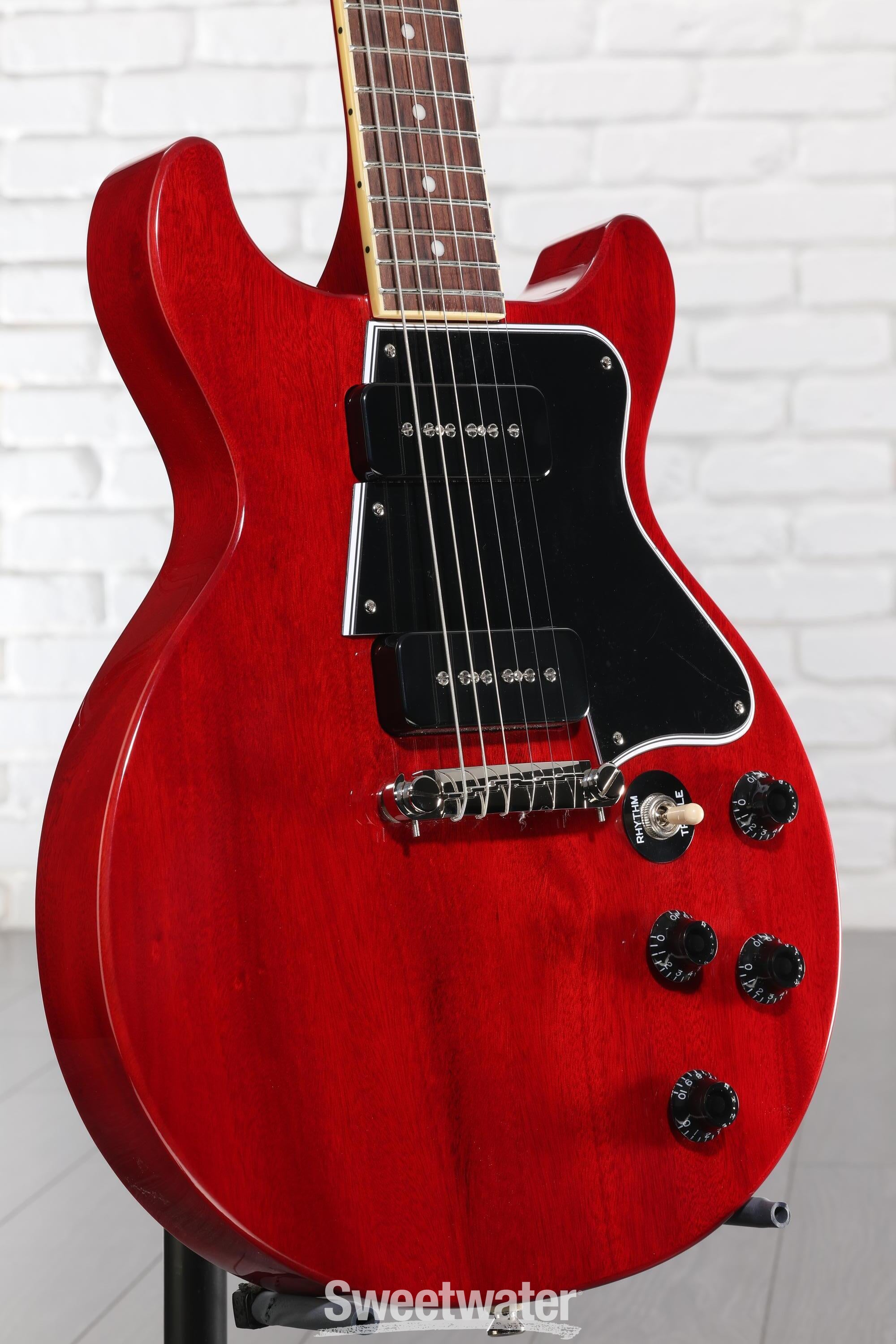 Photo of Epiphone Les Paul Special Double Cut - Cherry Red