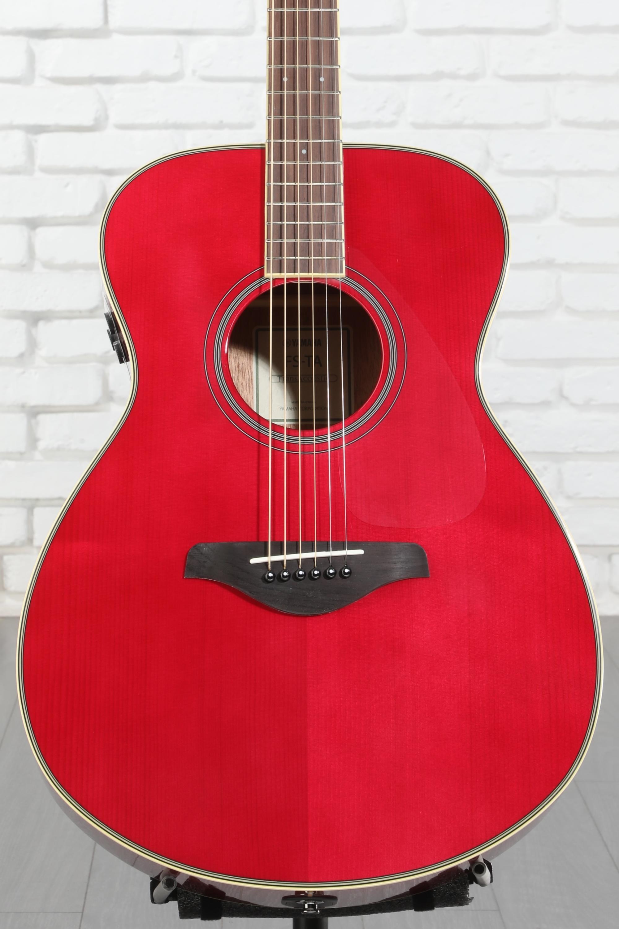 YAMAHA MGⅢM 希少フィエスタレッド Yamaha FS-TA TransAcoustic Concert Acoustic-electric Guitar - Ruby