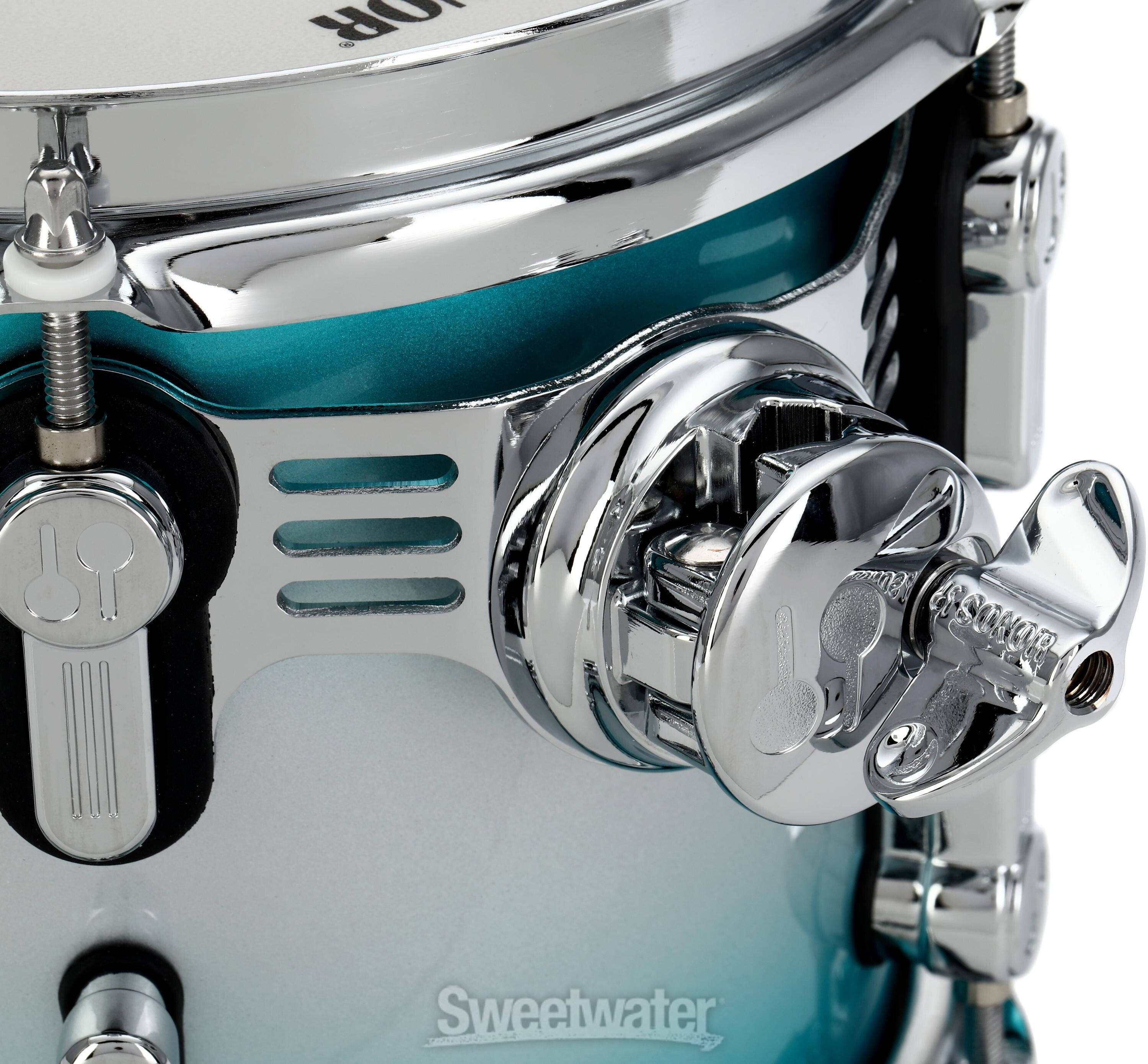 Sonor AQ2 Mounted Tom - 8 x 7 inch - Aqua Silver Burst Lacquer