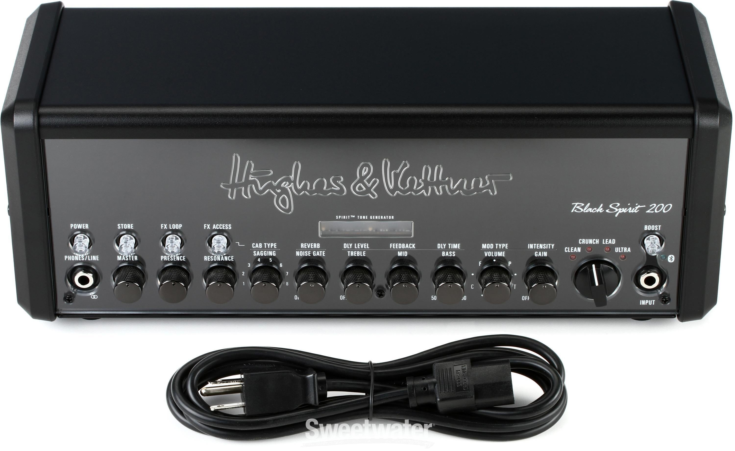 Hughes & Kettner Black Spirit 200 - 200-watt Head Reviews | Sweetwater