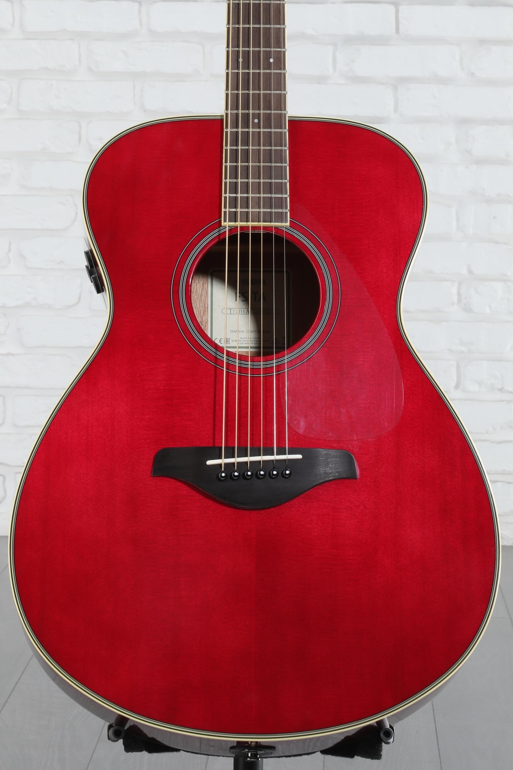 Yamaha FS-TA TransAcoustic Concert Acoustic-electric Guitar - Ruby