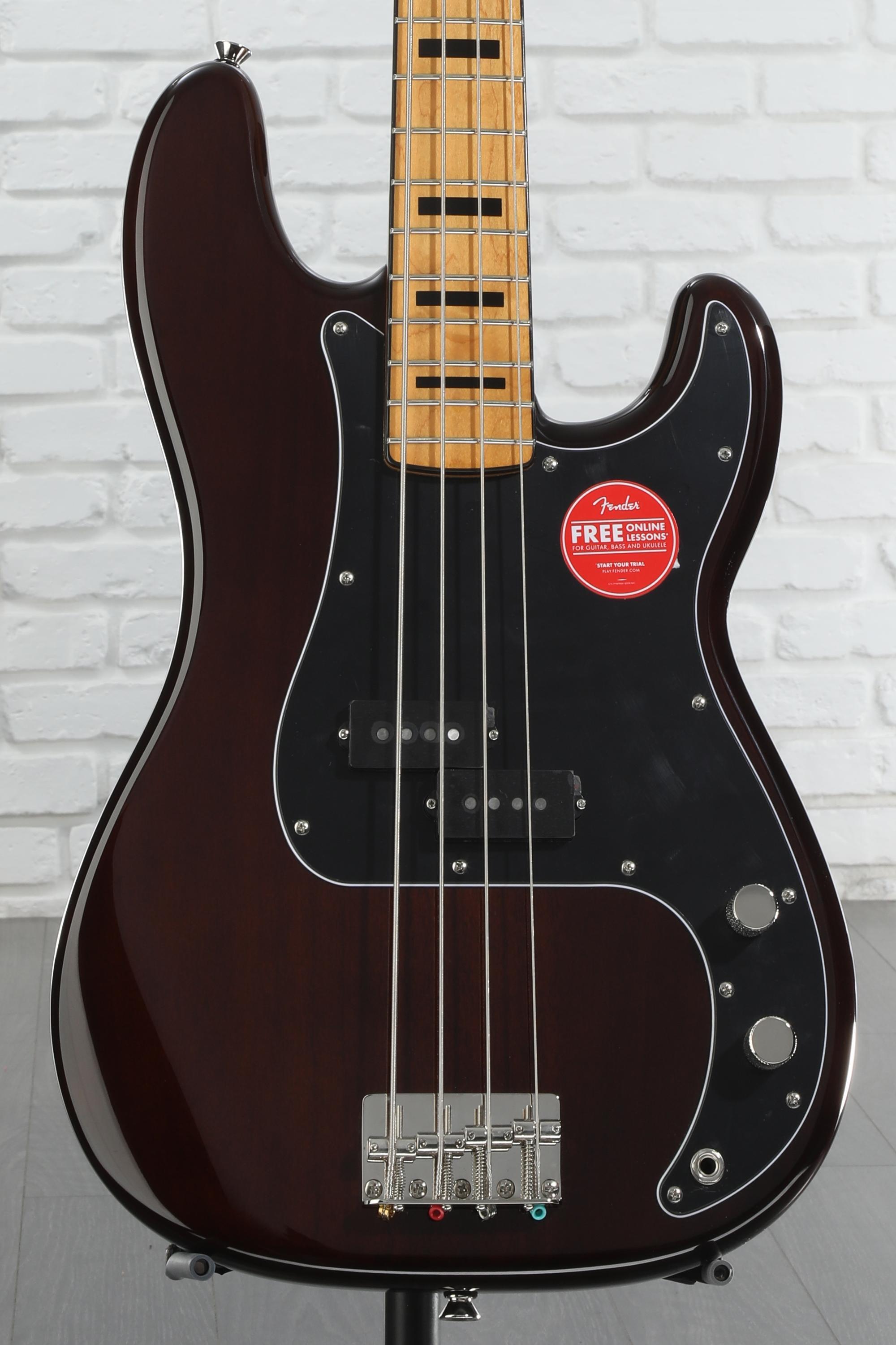Squier Classic Vibe '70s Precision Bass - Walnut | Sweetwater