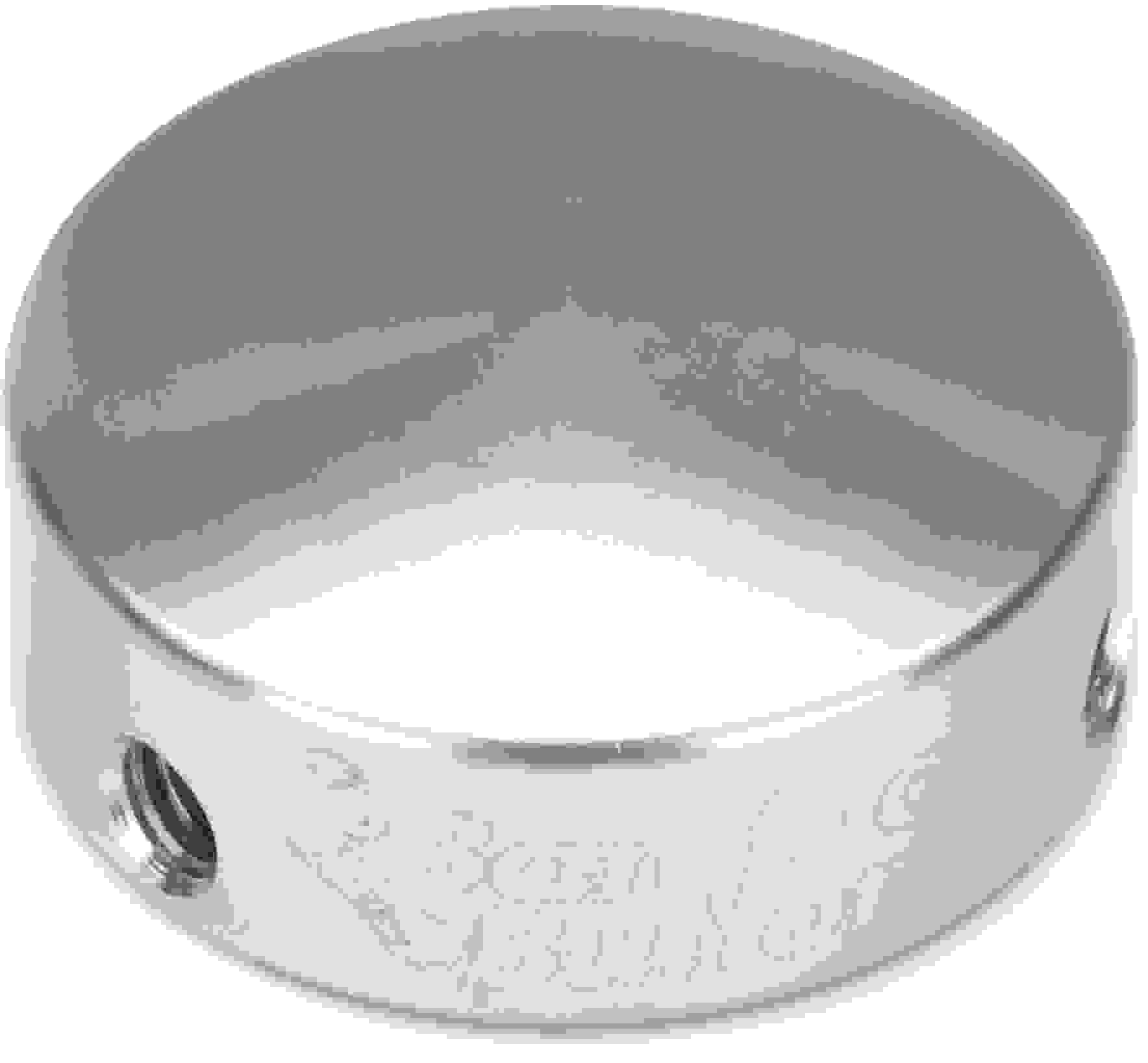 Barefoot Buttons V1 Skirtless Big Bore Footswitch Cap - Silver