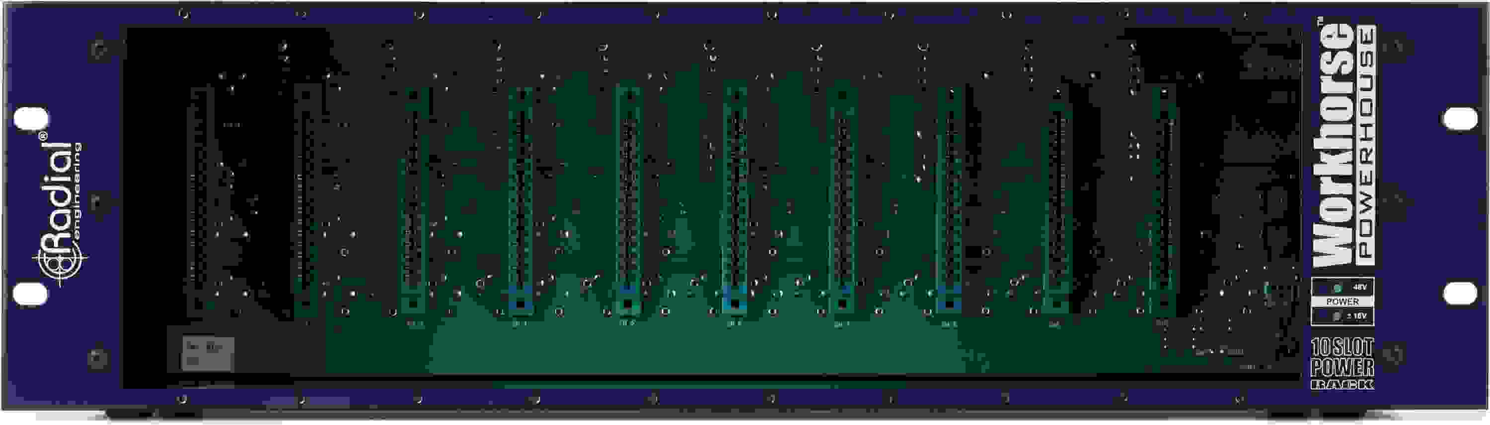 Radial Workhorse Powerhouse 10-slot 500 Series Chassis
