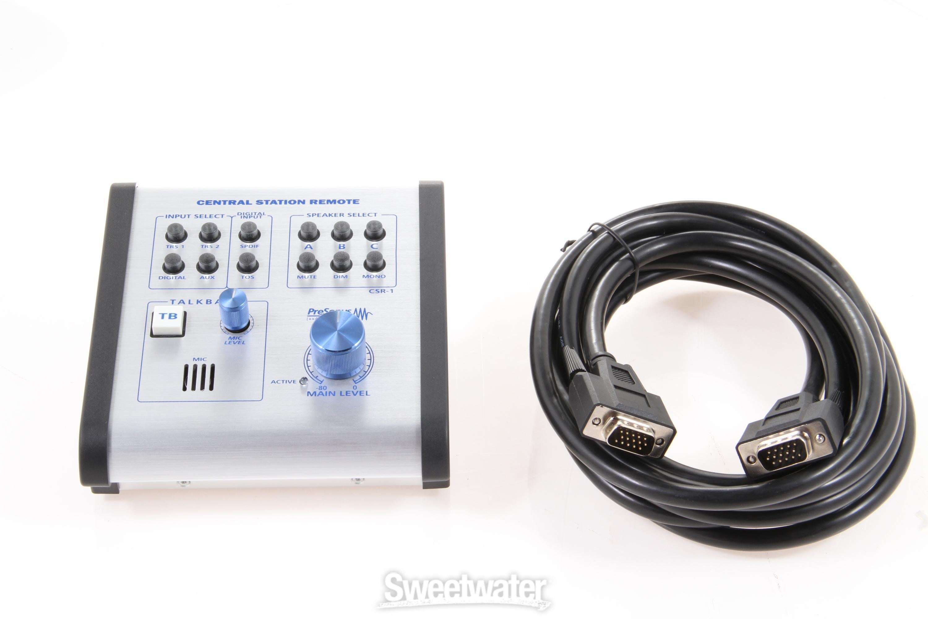 Presonus CENTRAL STATION /コントローラー CSR-1 Amazon.co.jp: PreSonus Central Station + CSR-1 モニター