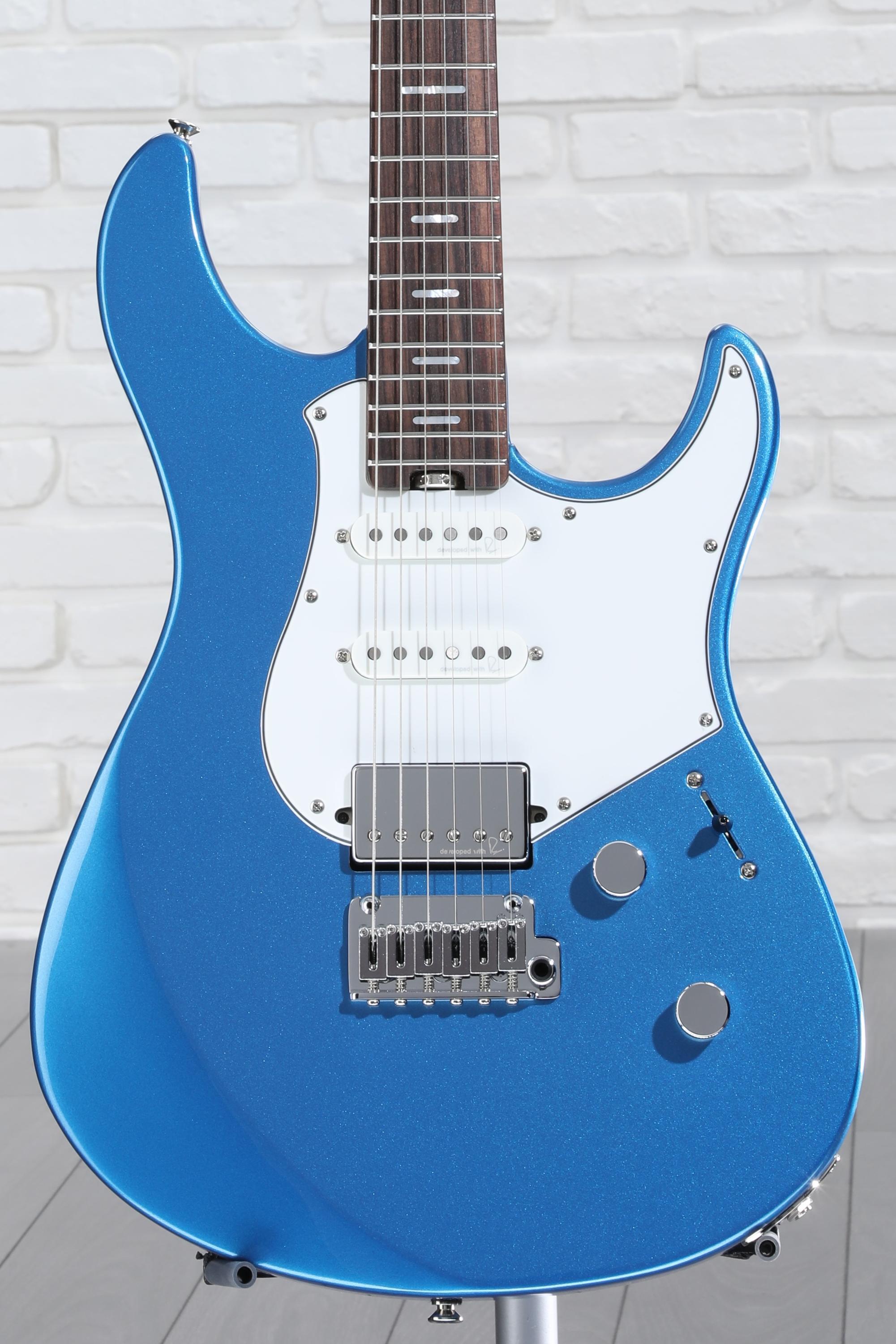 Yamaha PACS+12 Pacifica Standard Plus Electric Guitar - Sparkle Blue,  Rosewood Fingerboard