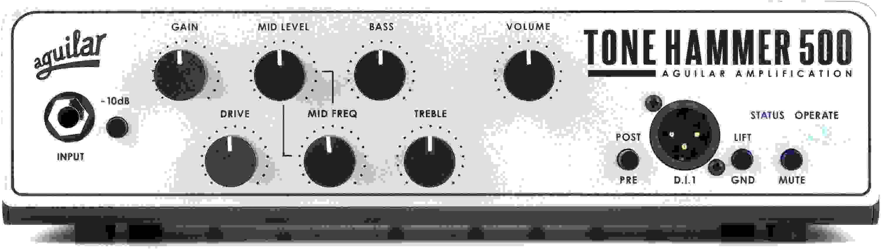 Aguilar TH500V2 Tone Hammer Gen 2 500-watt Bass Amplifier Head