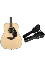 Photo of Yamaha FG830 Dreadnought with Case- Natural