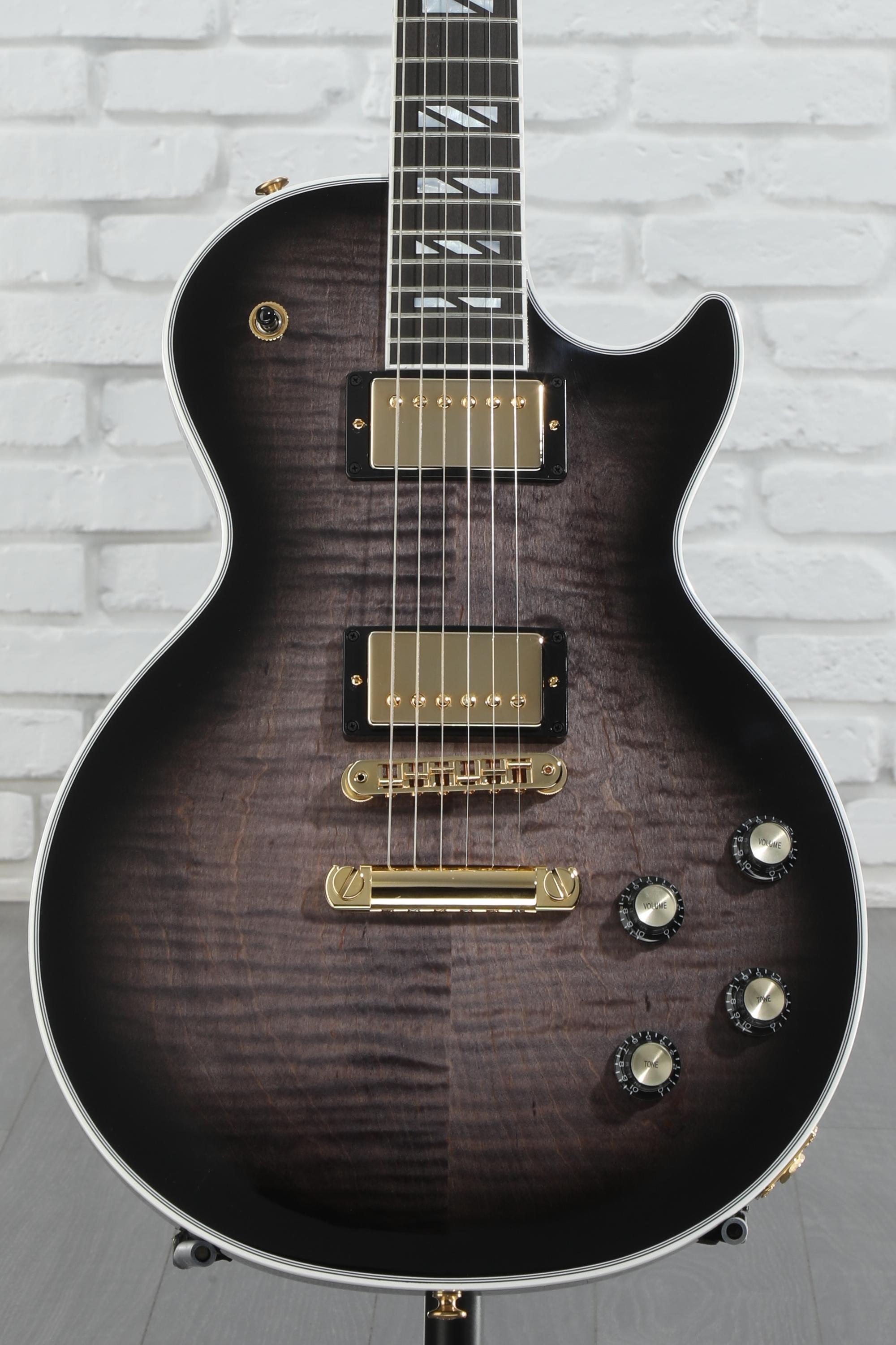 Gibson Les Paul Supreme Electric Guitar - Trans Ebony Burst