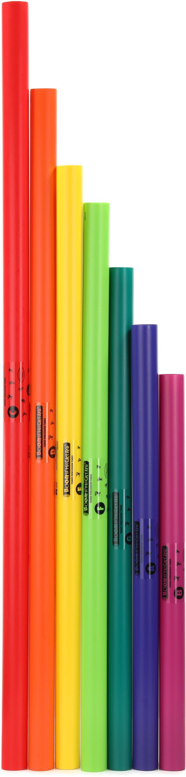 パーカッション・打楽器 Boom whackers Boomwhackers 7-piece Bass Diatonic Set | Sweetwater