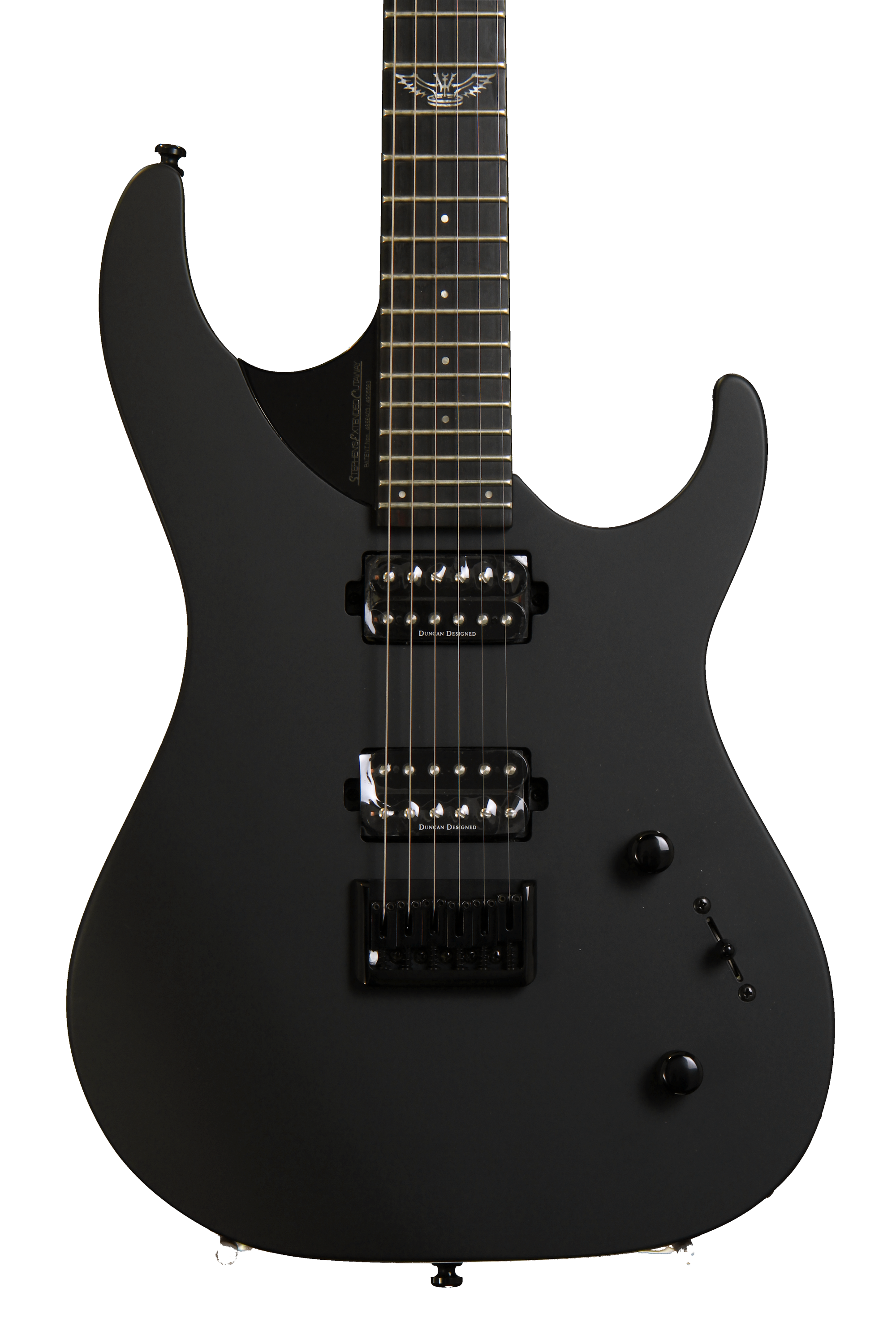 希少　FOOKH ブラックペイント Washburn Parallaxe PXM100C - Carbon Black | Sweetwater