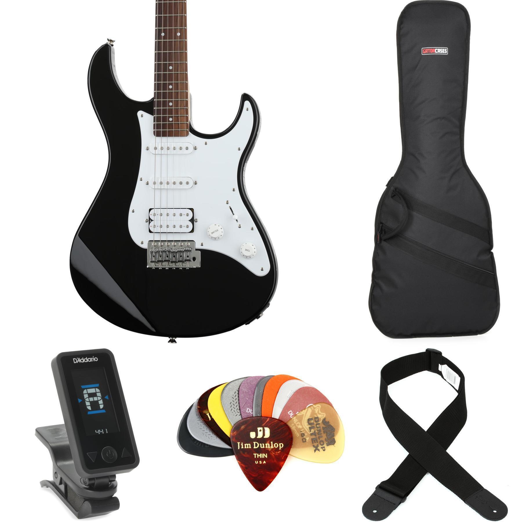 Yamaha PAC012 Pacifica Electric Guitar Essentials Bundle - Black |  Sweetwater