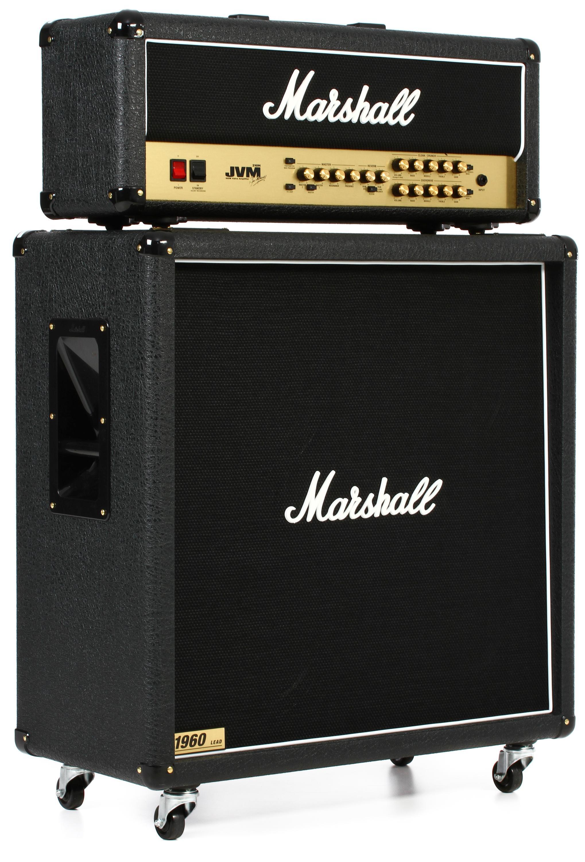 Marshall JVM210H/1960B Straight Half Stack Package | Sweetwater