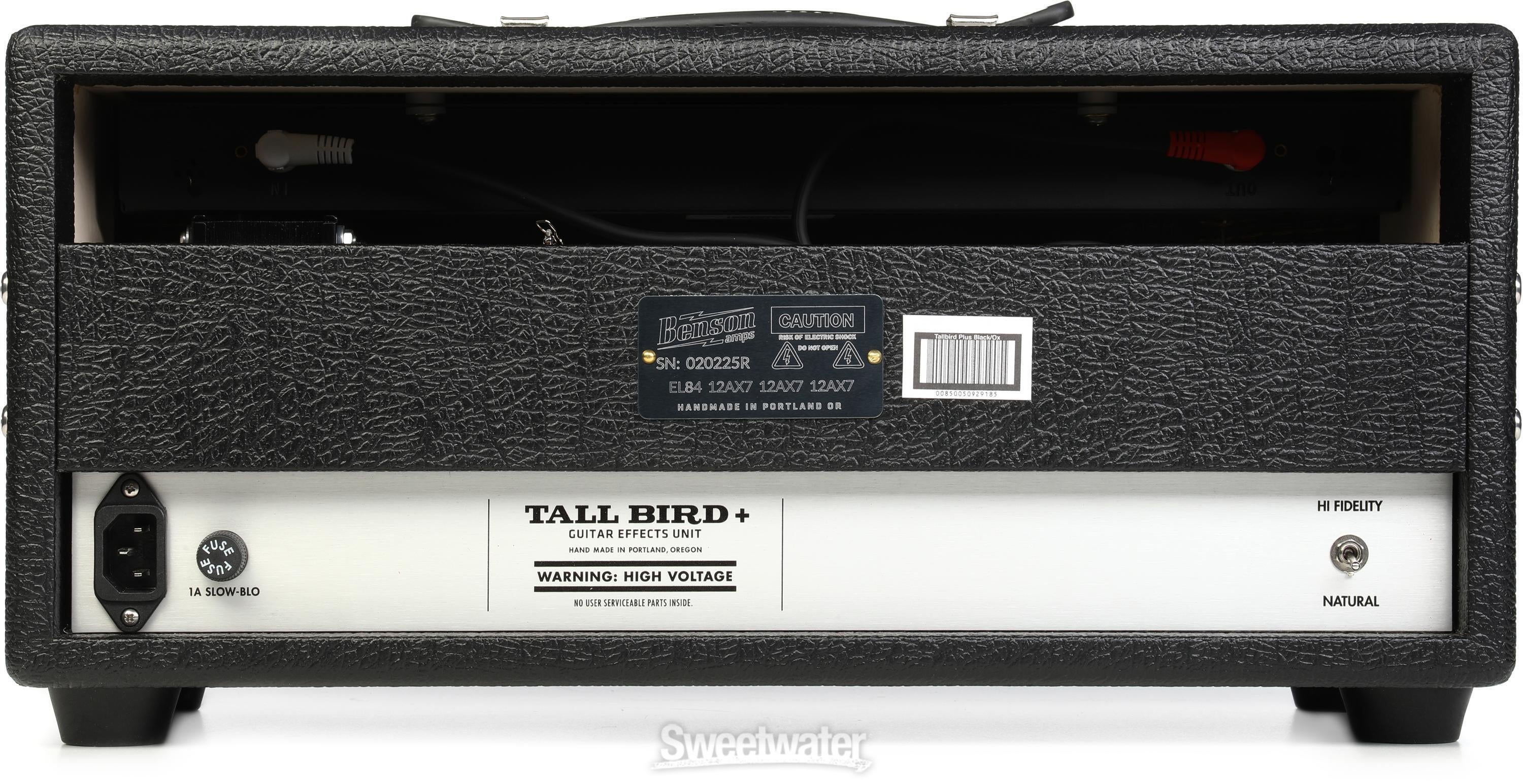 Benson Amps Tall Bird Plus Tube Spring Reverb and Tremolo