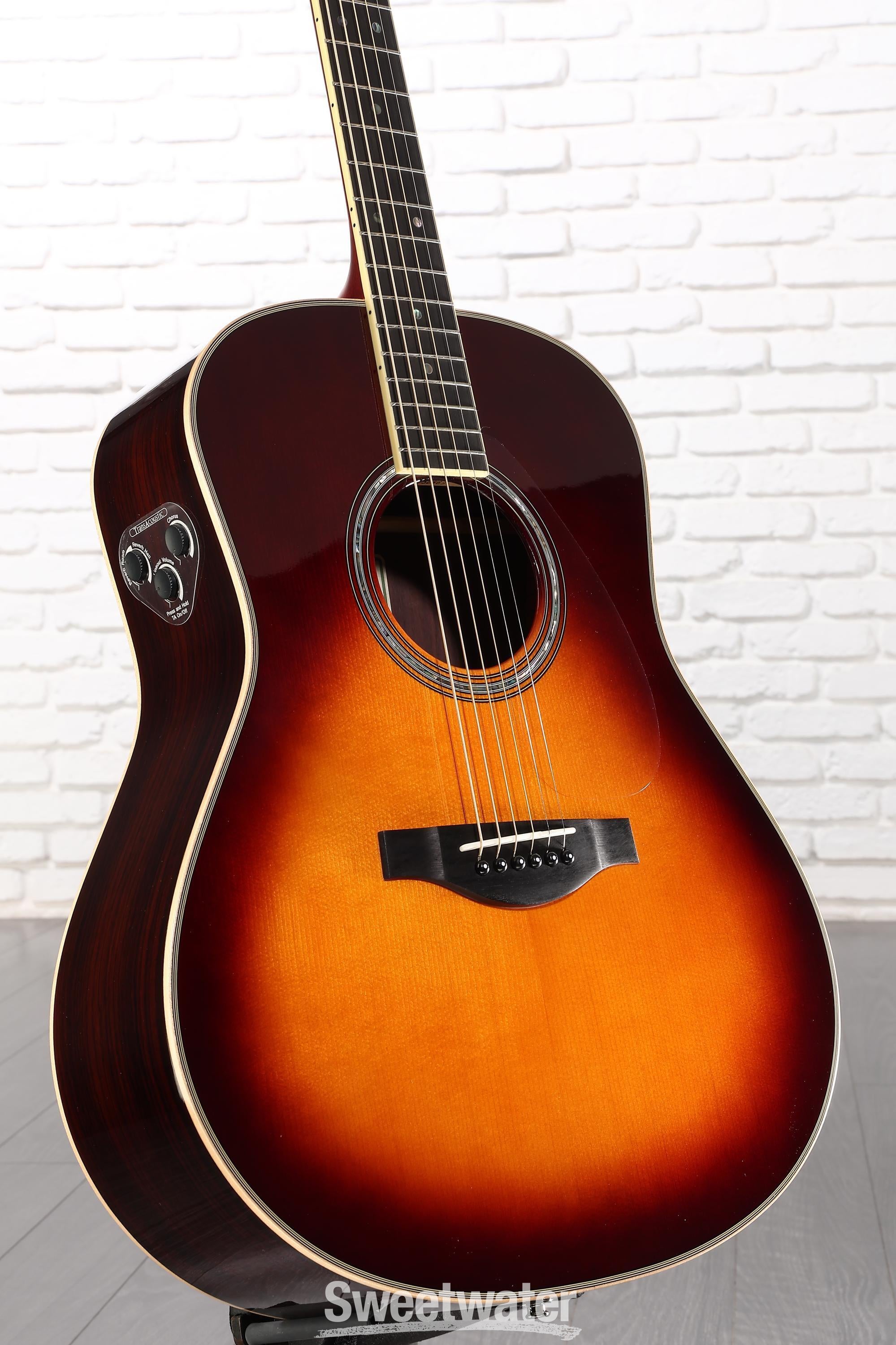 Photo of Yamaha LL-TA TransAcoustic Dreadnought Acoustic-electric Guitar - Brown Sunburst