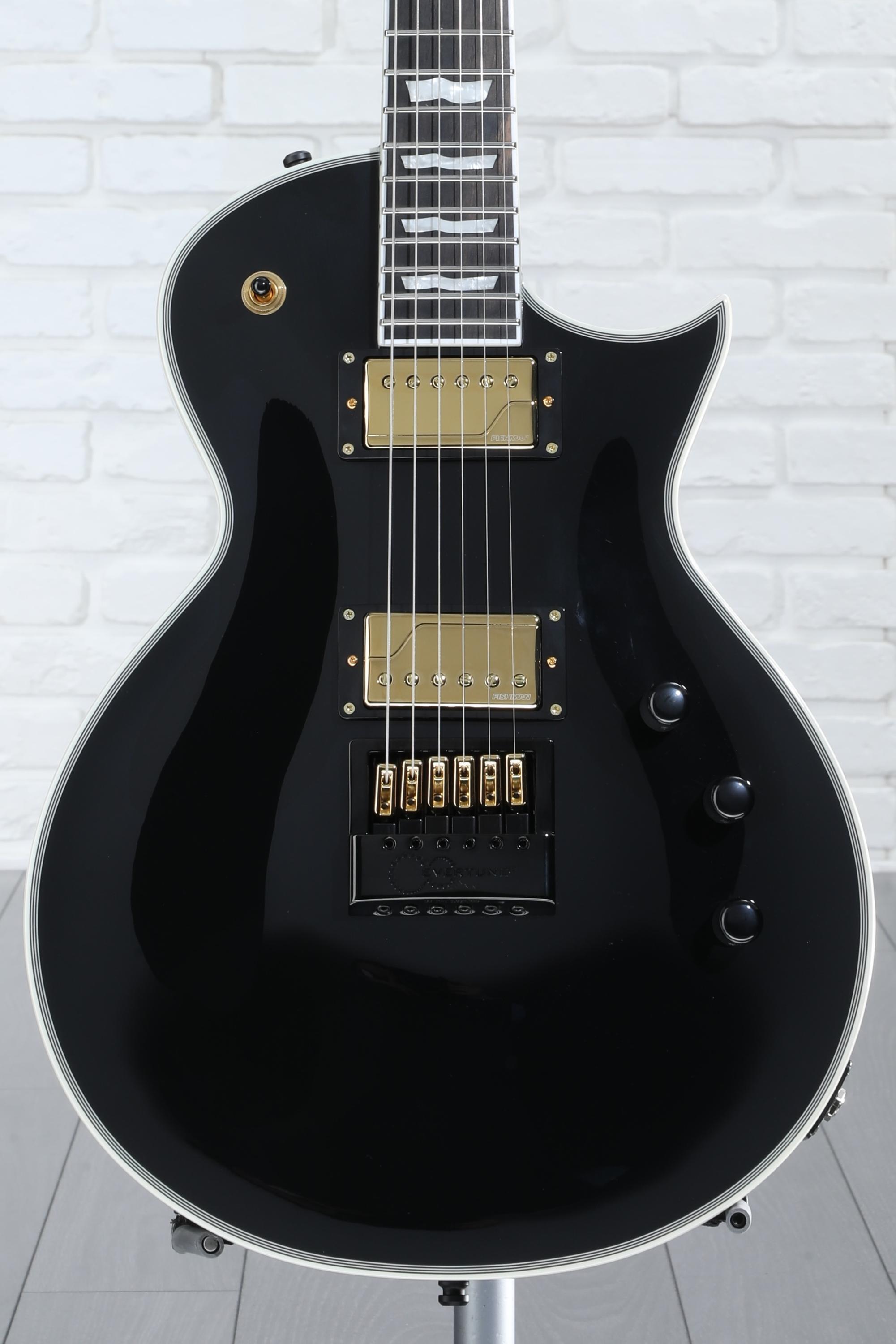 ESP E-II Eclipse FT EverTune Electric Guitar - Black | Sweetwater