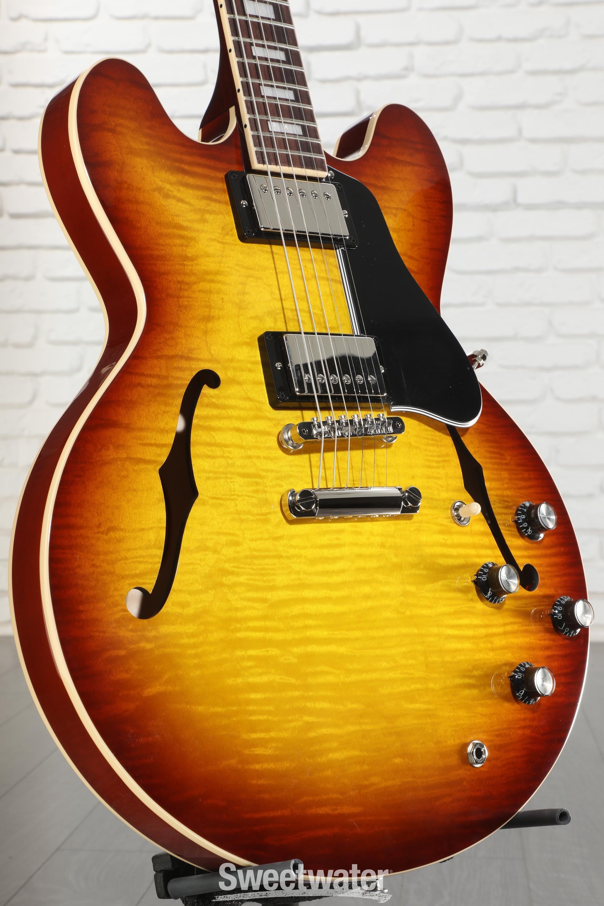 Gibson ES-335 Figured Semi-hollowbody Electric Guitar - Iced Tea