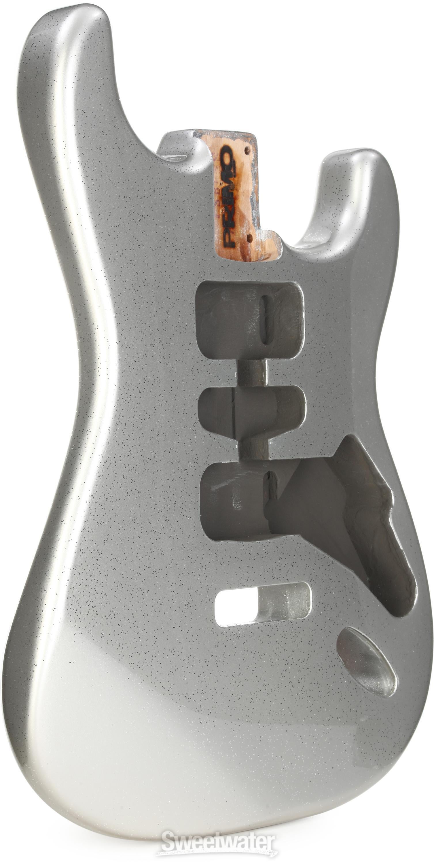 ギター Stratocaster body AllParts Primo Replacement Stratocaster Body - Silver