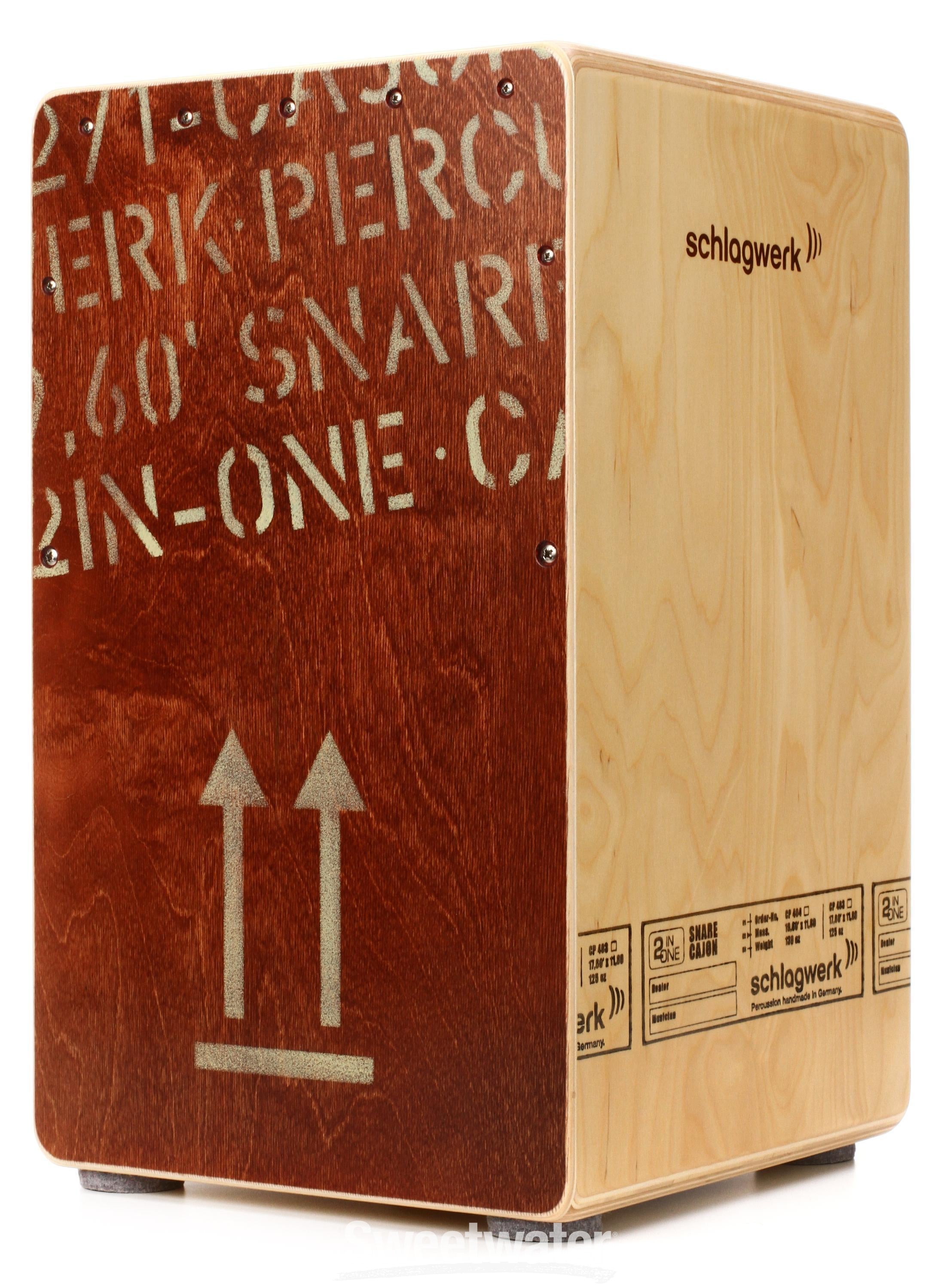 Schlagwerk 2inOne Large Cajon - Red | Sweetwater